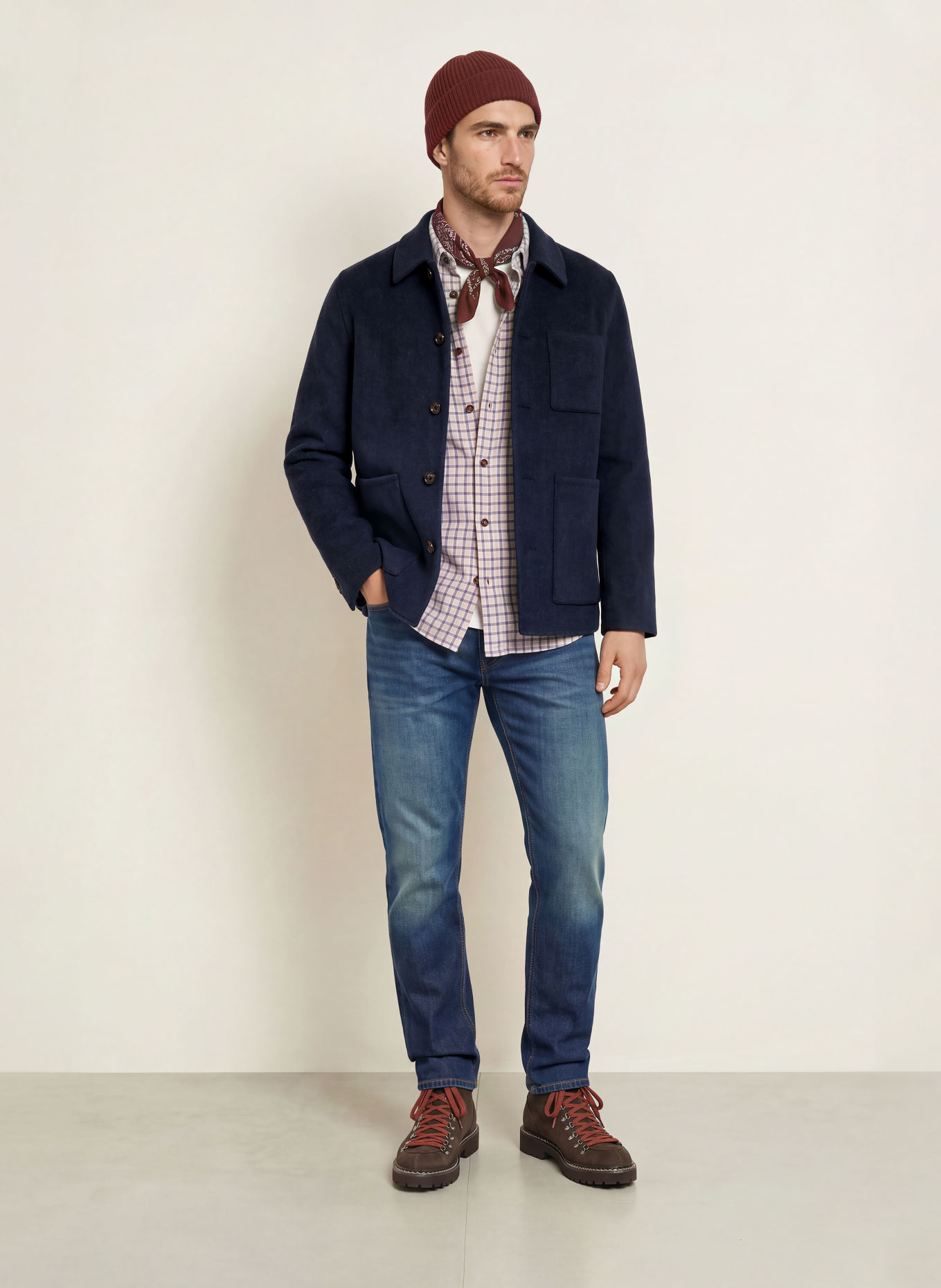 MOS MOSH Gallery Overjacket MMGWARREN: DUNKELBLAU