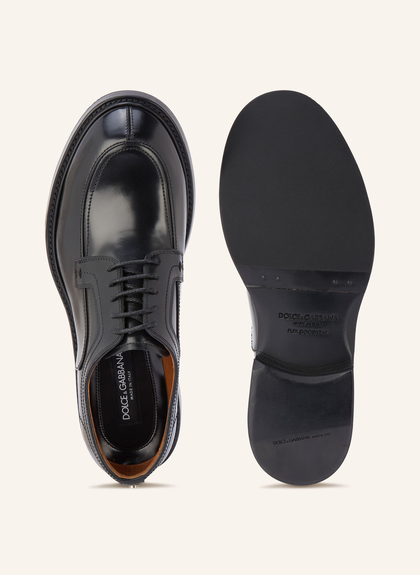 DOLCE & GABBANA Schnürer: SCHWARZ