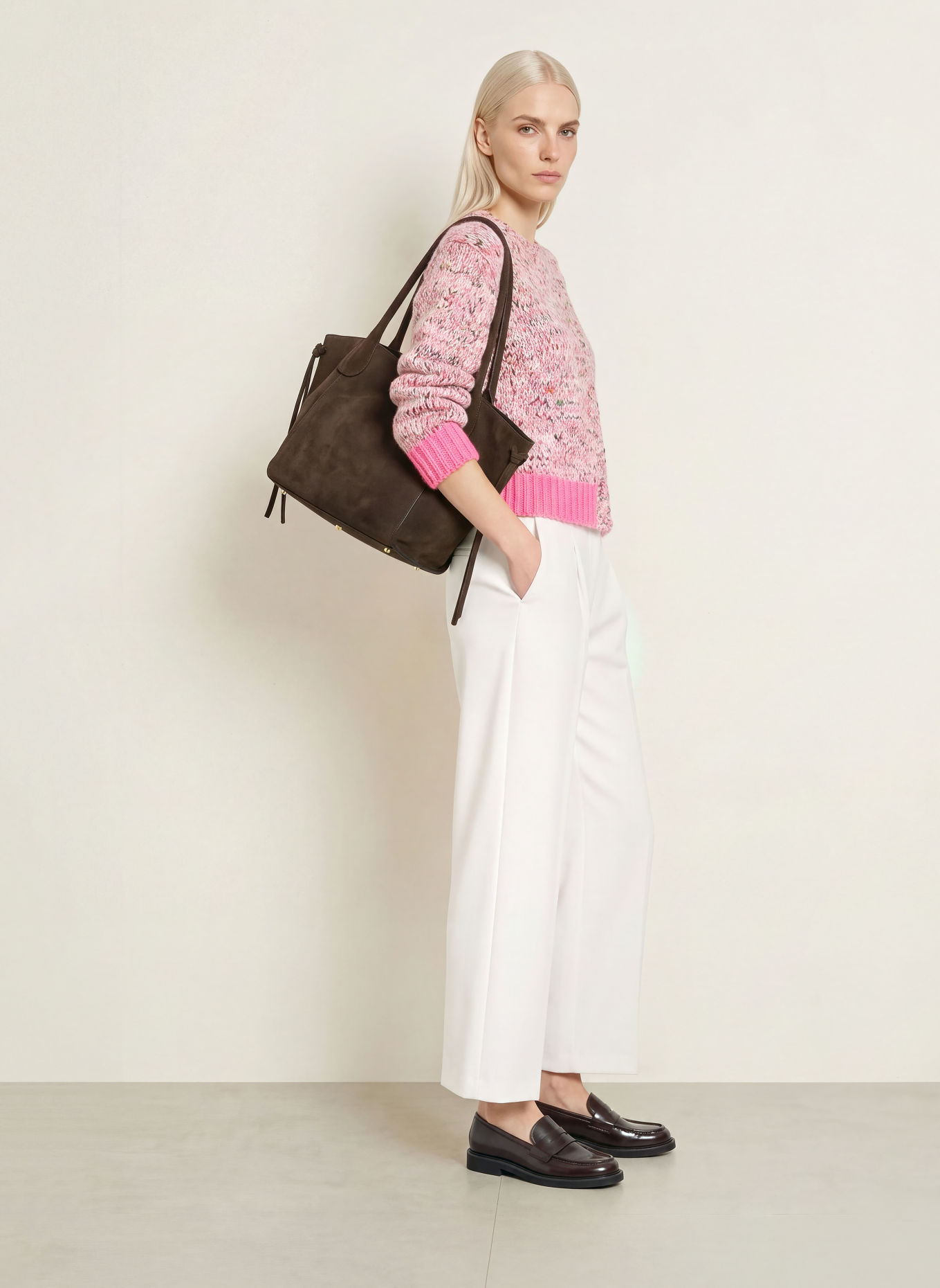 FRIEDA & FREDDIES Vest: ROZE / GEEL / GROEN