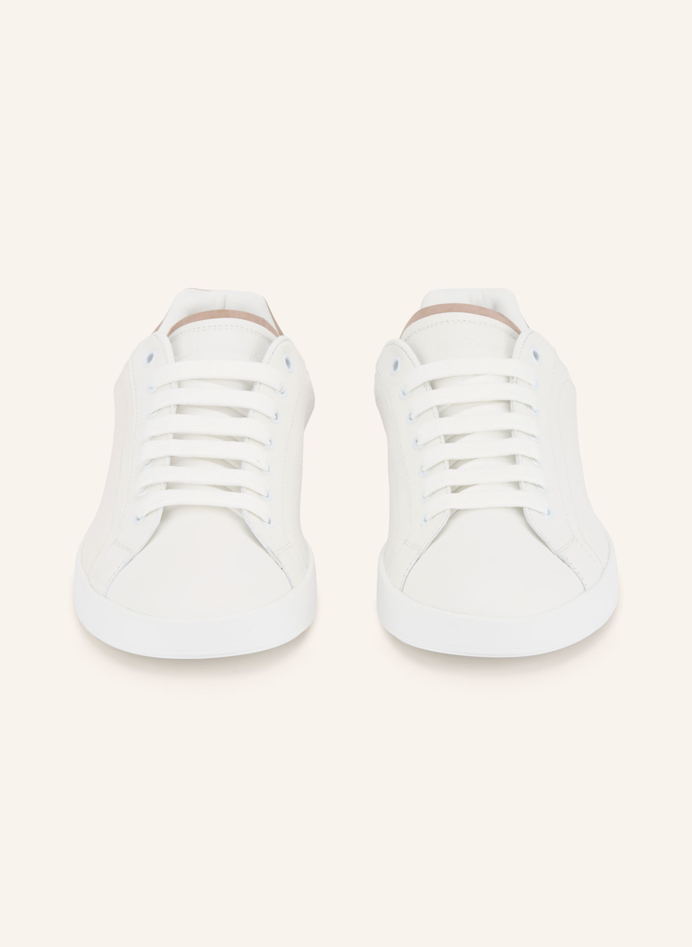 DOLCE & GABBANA Sneakers: HVID / TAUPE