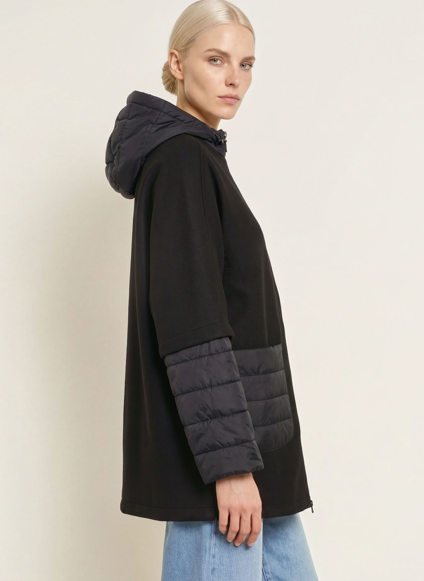 FRIEDA & FREDDIES Veste BELINDA en mélange de matières: NOIR