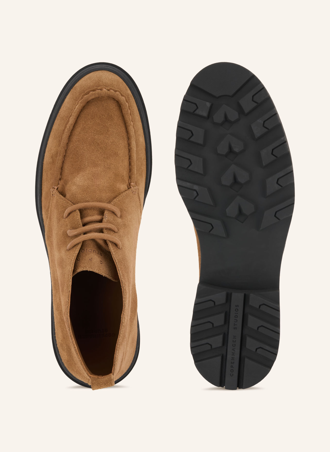 COPENHAGEN STUDIOS Desert boots CPH481M: CAMEL