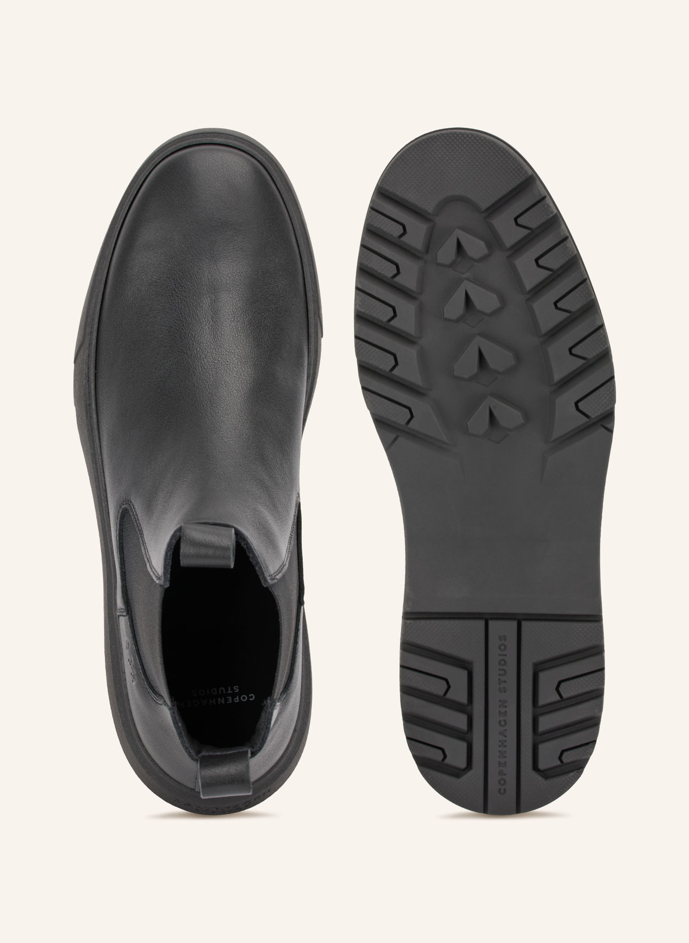 COPENHAGEN STUDIOS Chelsea boots CPH603M: BLACK