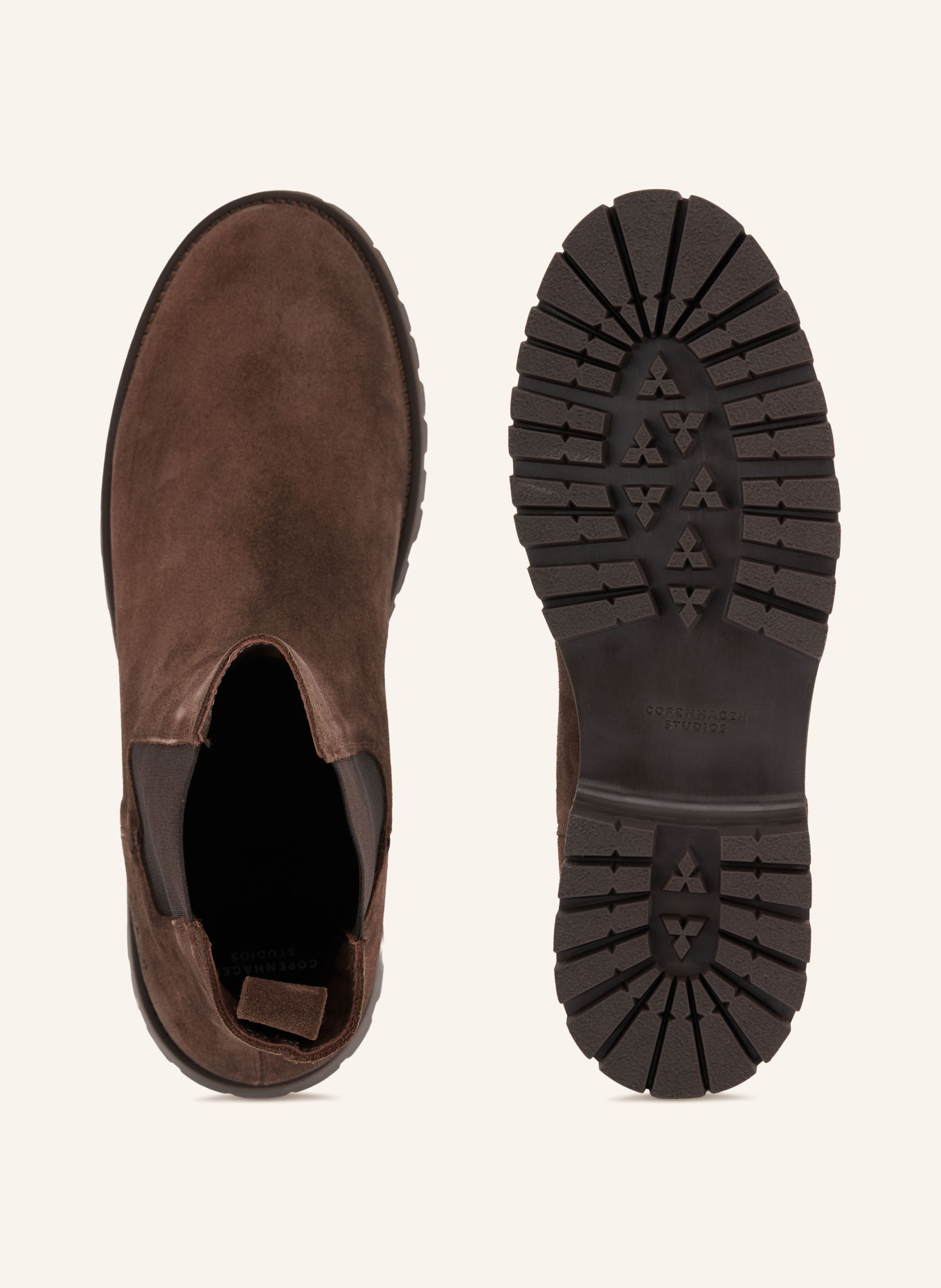 COPENHAGEN STUDIOS Chelsea boots CPH850M: DARK BROWN