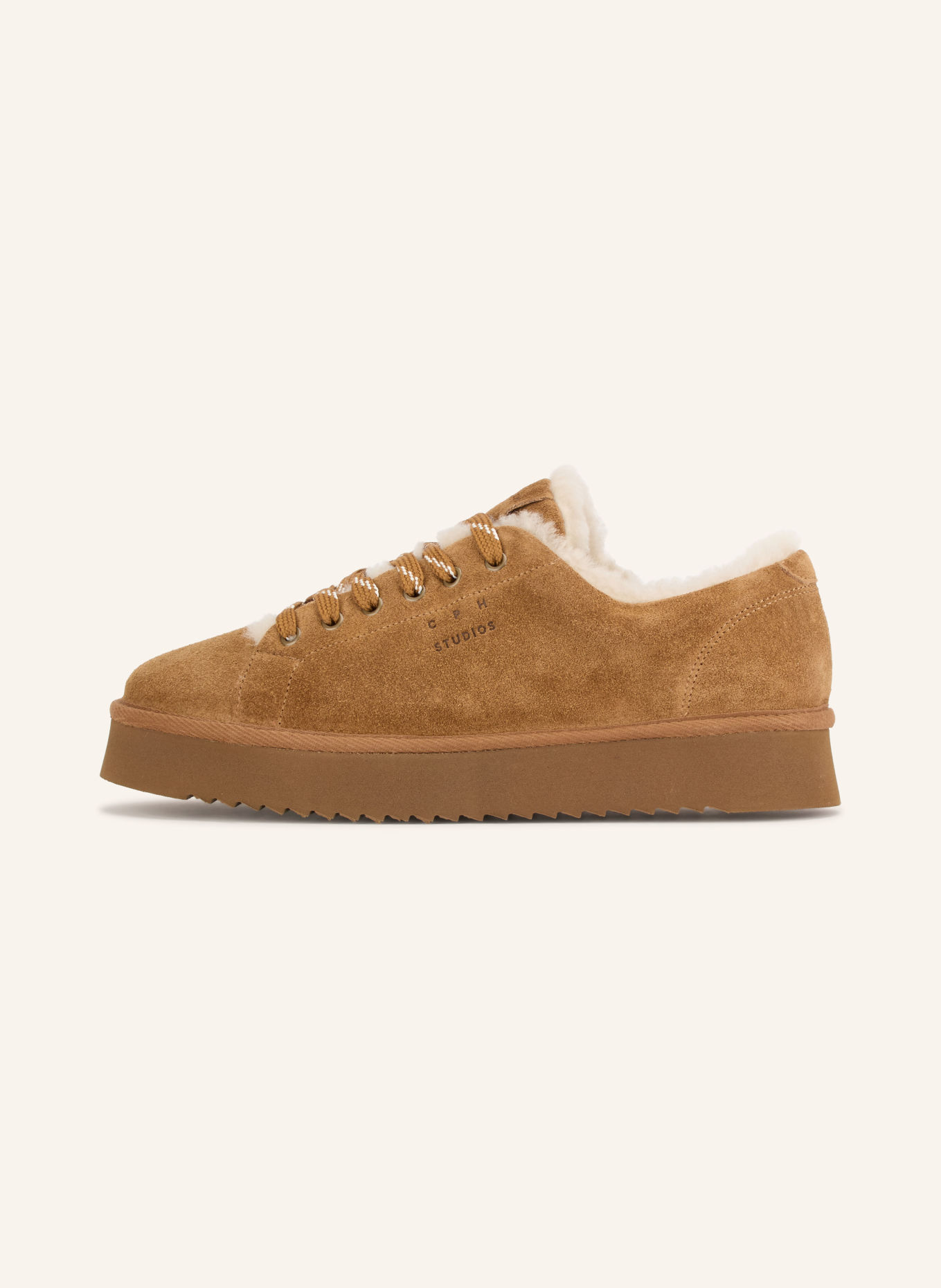 COPENHAGEN STUDIOS Sneakers CPH269: COGNAC / CREAM
