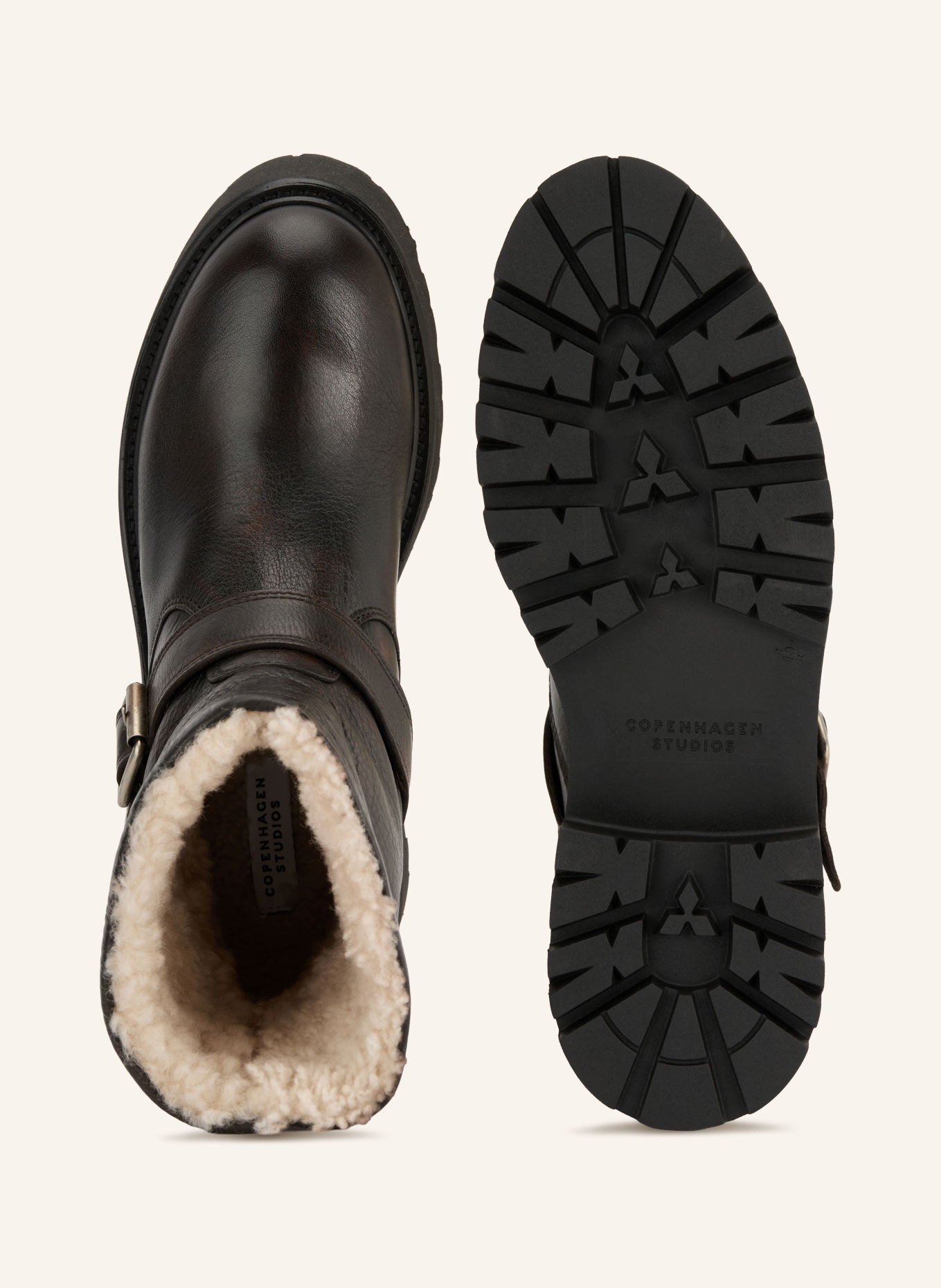 COPENHAGEN STUDIOS Plateau-Boots CPH900: DUNKELBRAUN