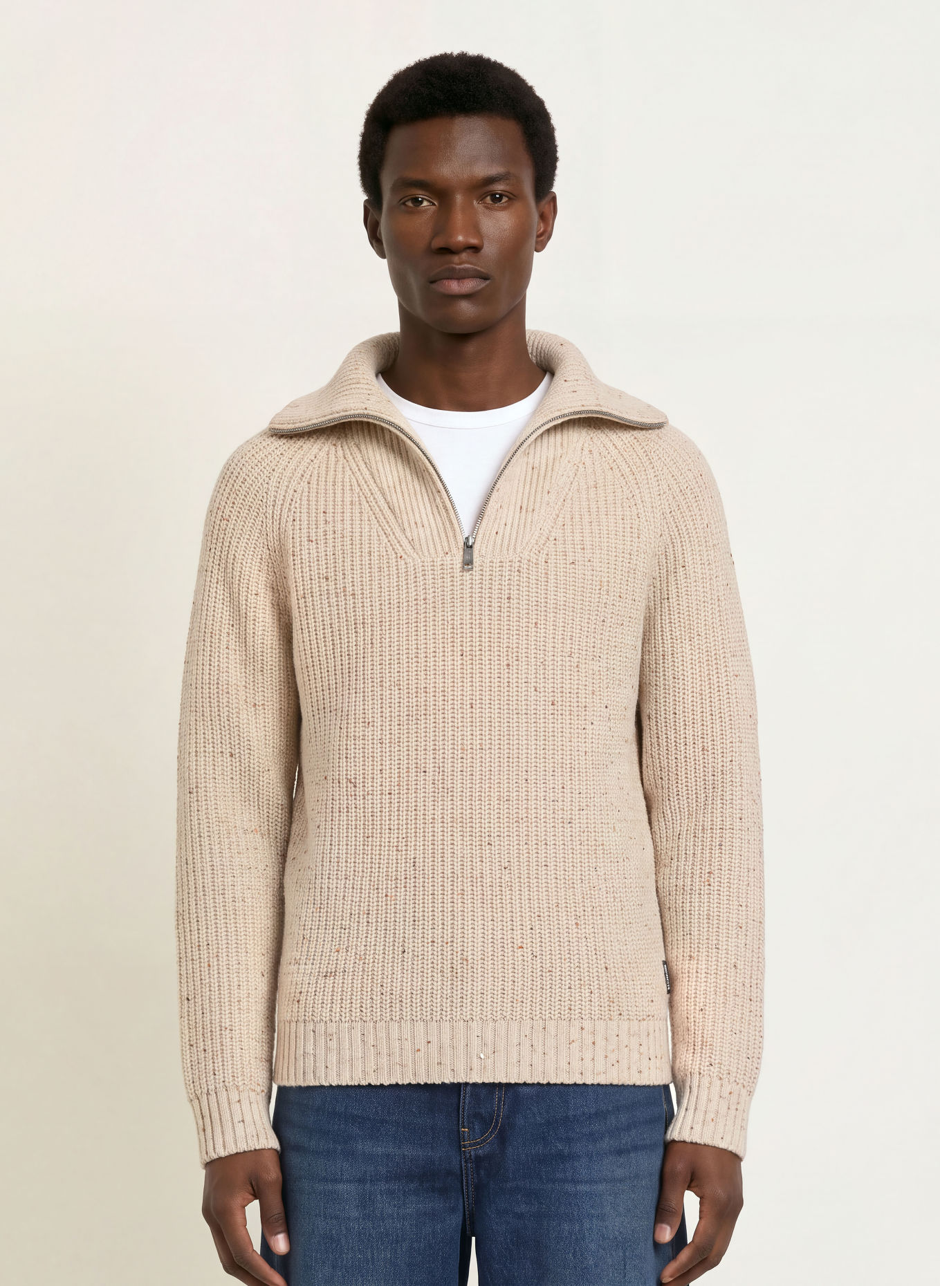 ARMEDANGELS Turtleneck: BEIGE