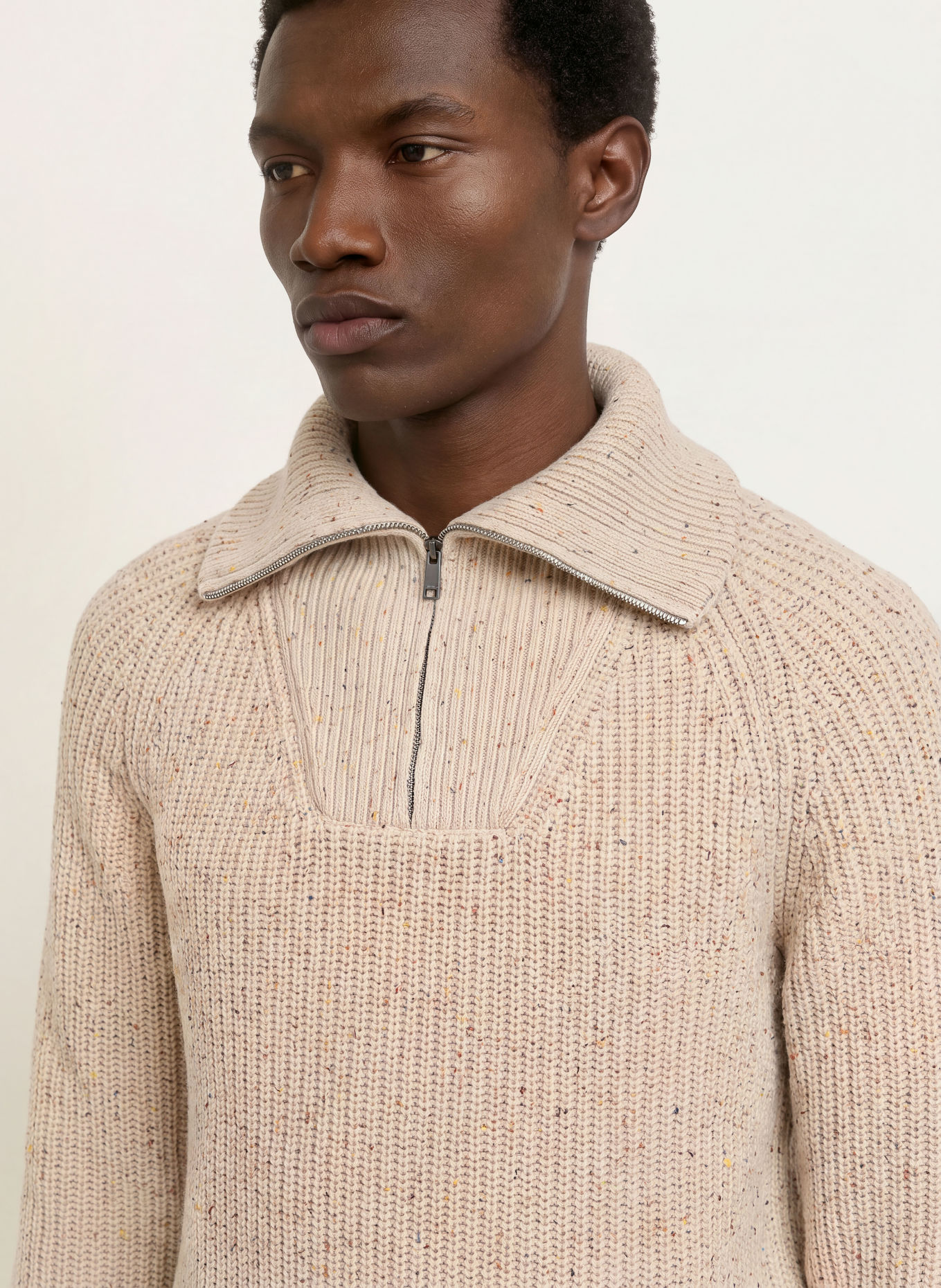 ARMEDANGELS Turtleneck: BEIGE