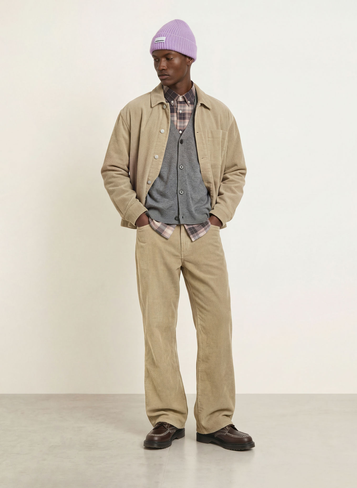 ARMEDANGELS Cordhose JAAMEO Wide Fit: HELLBRAUN