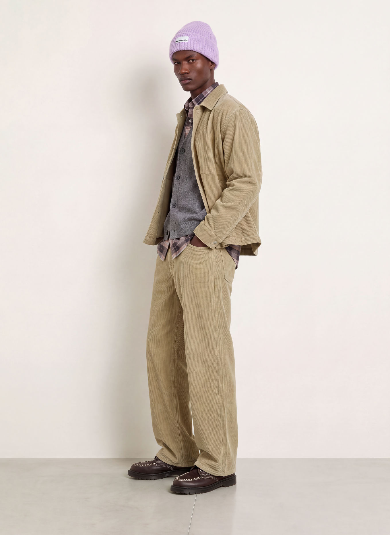 ARMEDANGELS Cordhose JAAMEO Wide Fit: HELLBRAUN