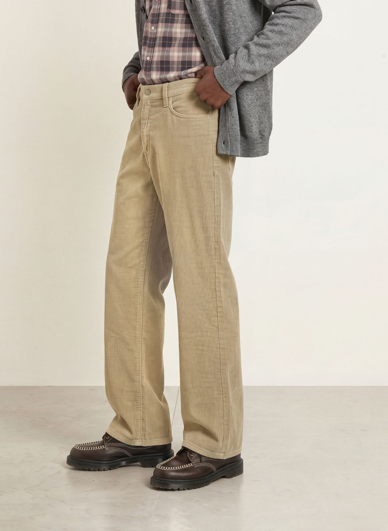 ARMEDANGELS Cordhose JAAMEO Wide Fit: HELLBRAUN
