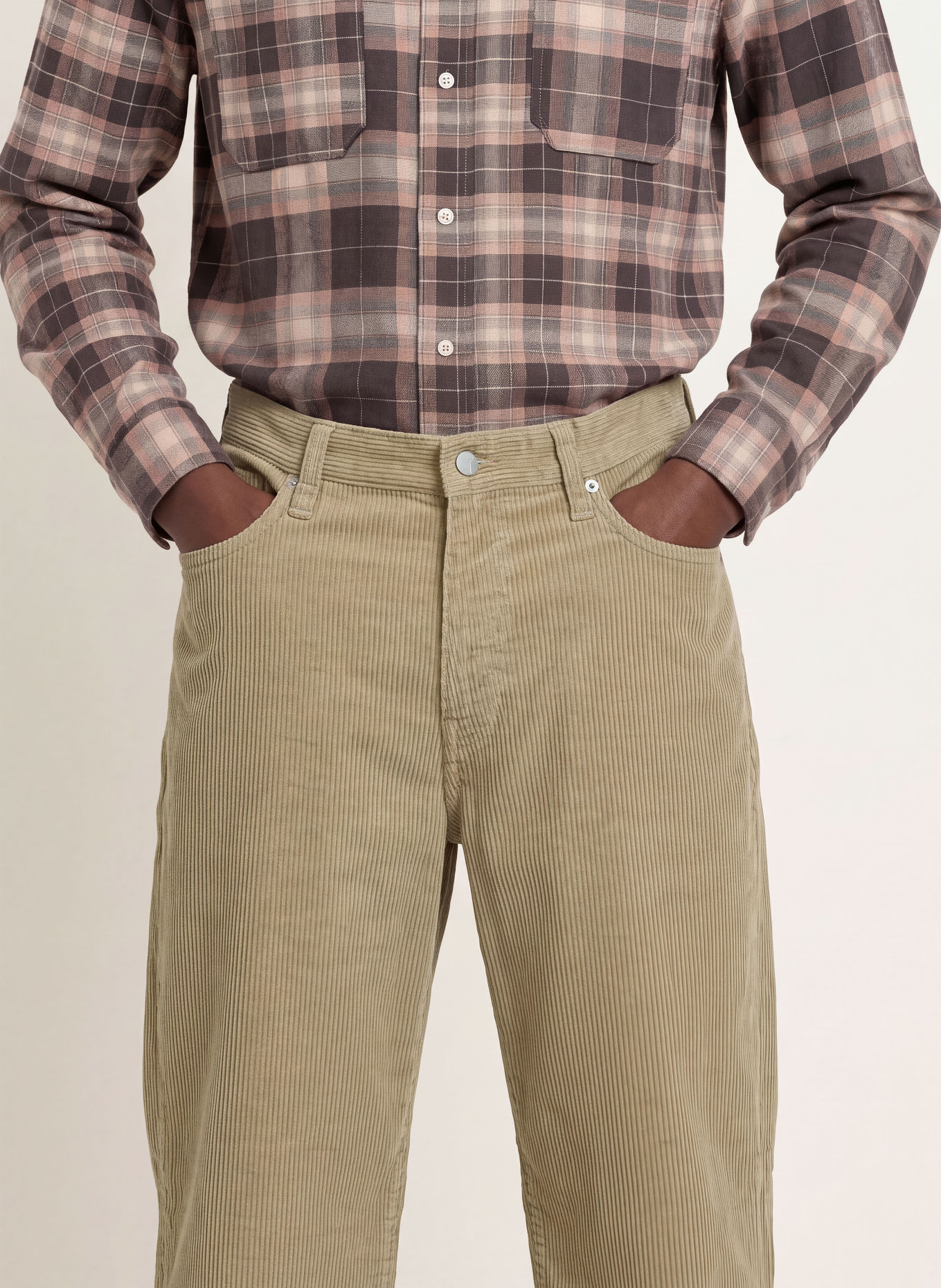 ARMEDANGELS Cordhose JAAMEO Wide Fit: HELLBRAUN