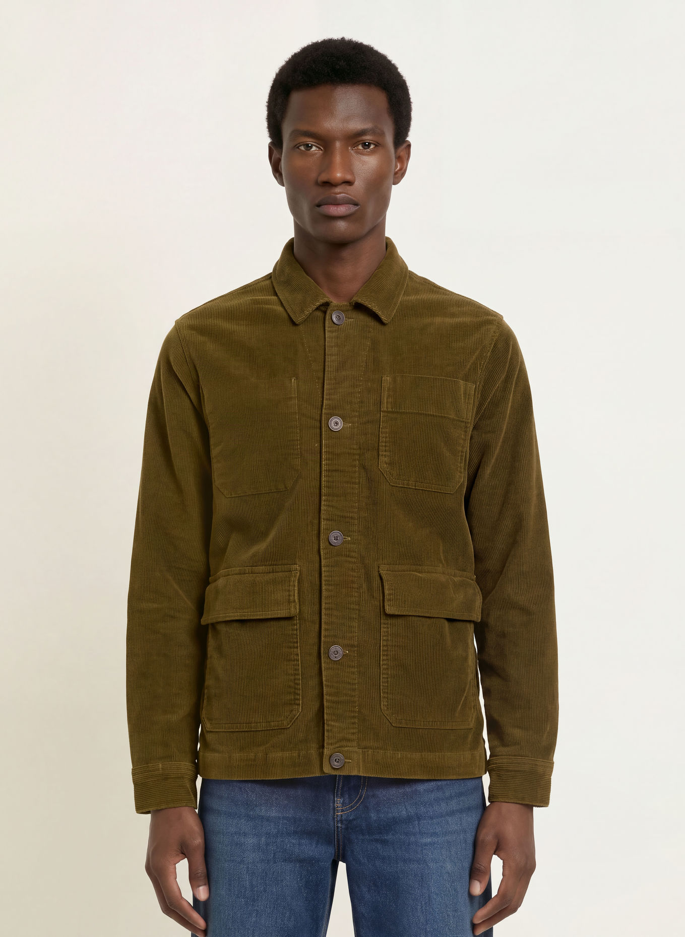 ARMEDANGELS Cord-Overjacket: KHAKI