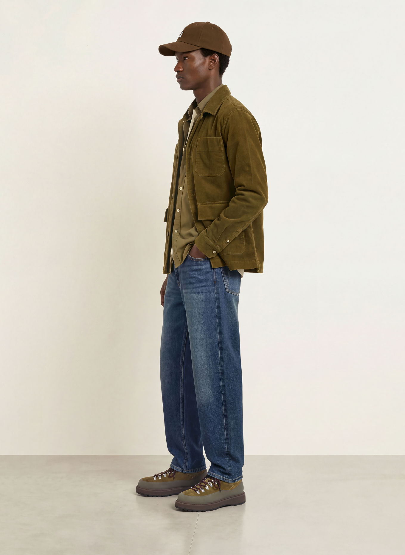 ARMEDANGELS Cord-Overjacket: KHAKI