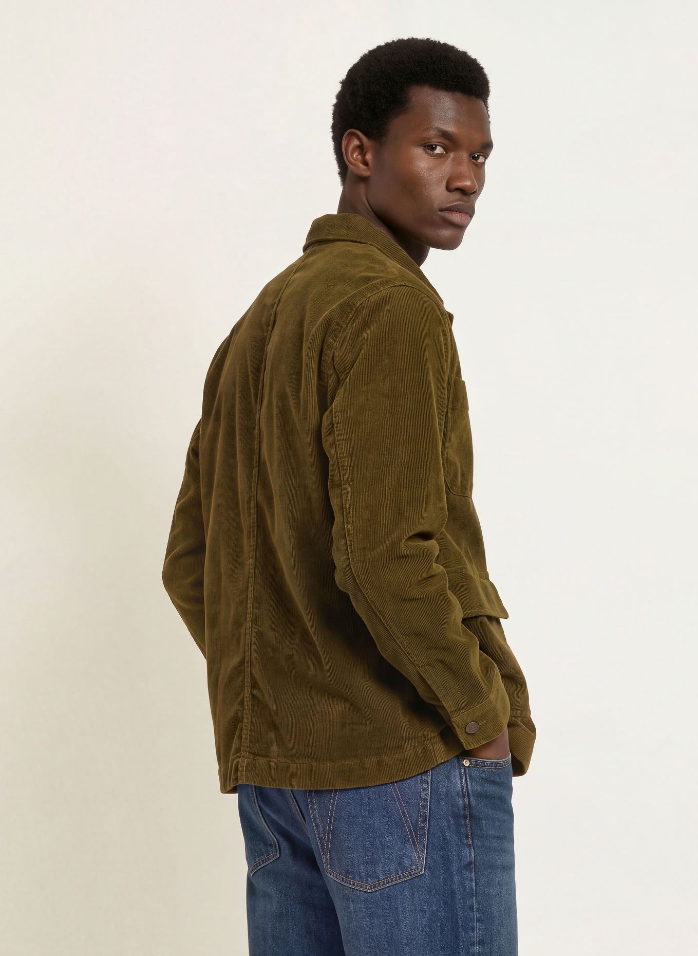 ARMEDANGELS Cord-Overjacket: KHAKI