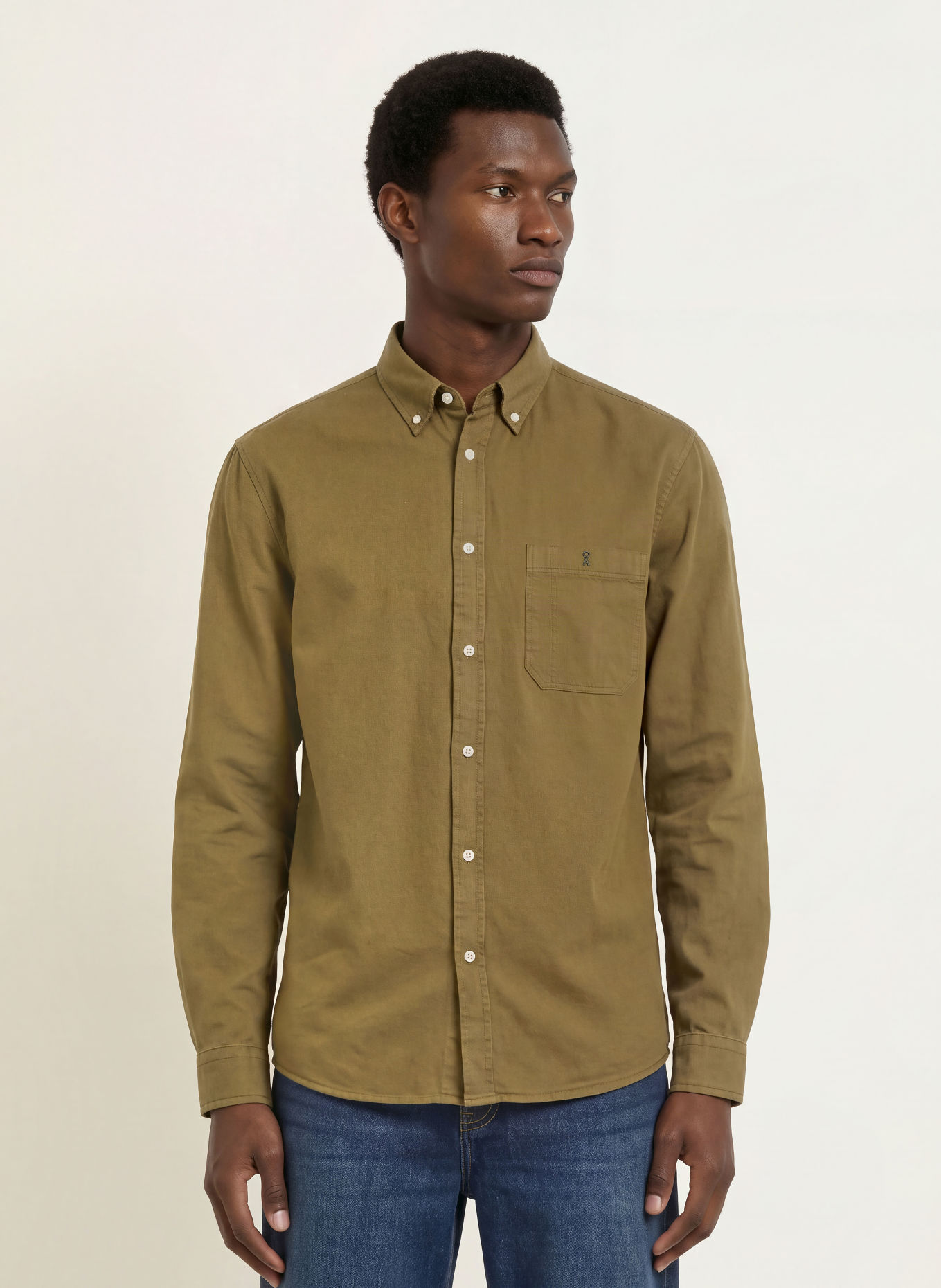 ARMEDANGELS Koszula o luźnym kroju: KHAKI