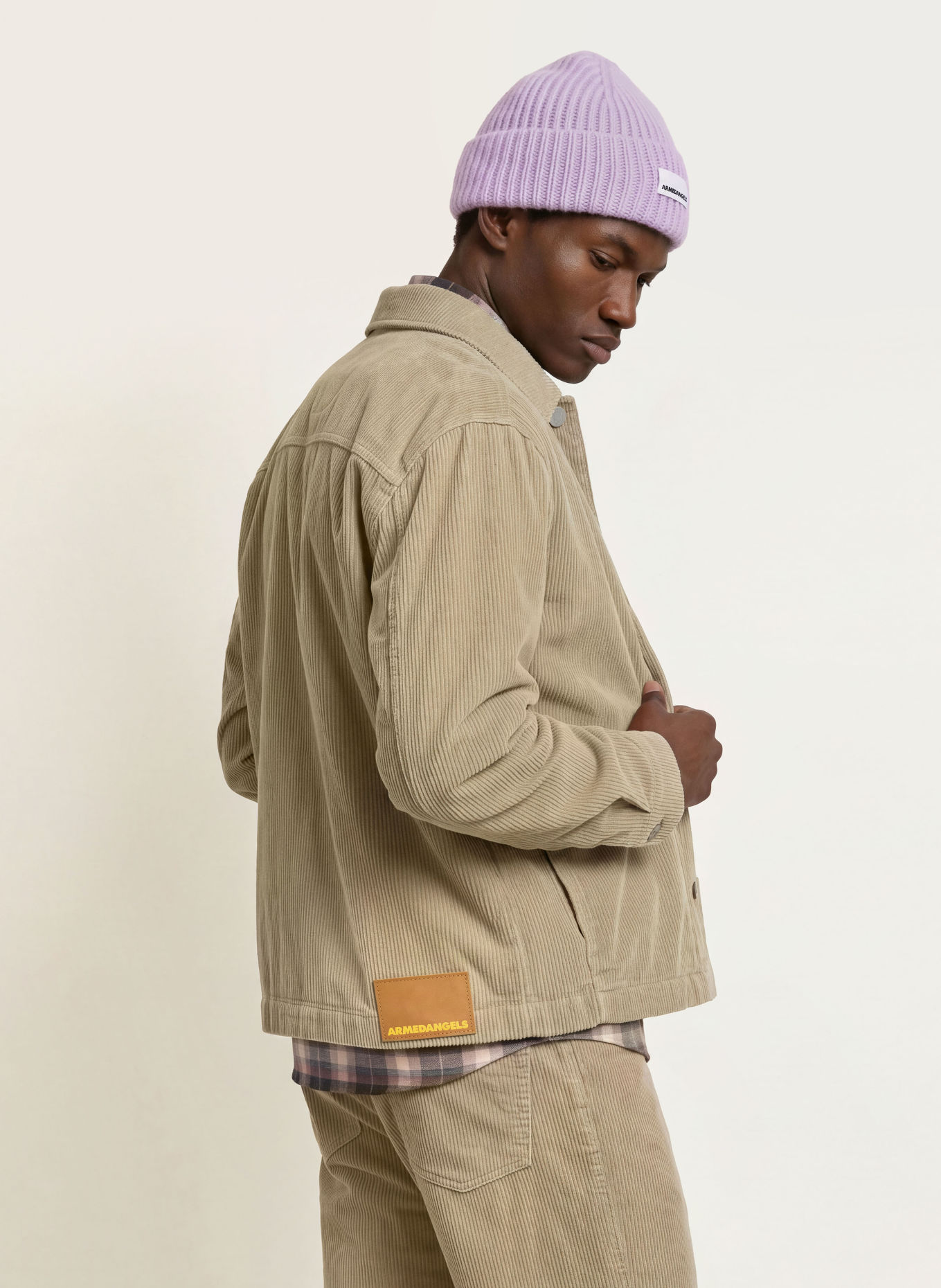 ARMEDANGELS Overjacket aus Cord: OLIV