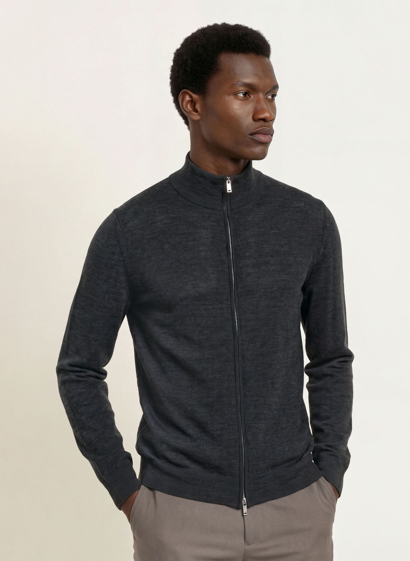seidensticker Cardigan: DARK GRAY