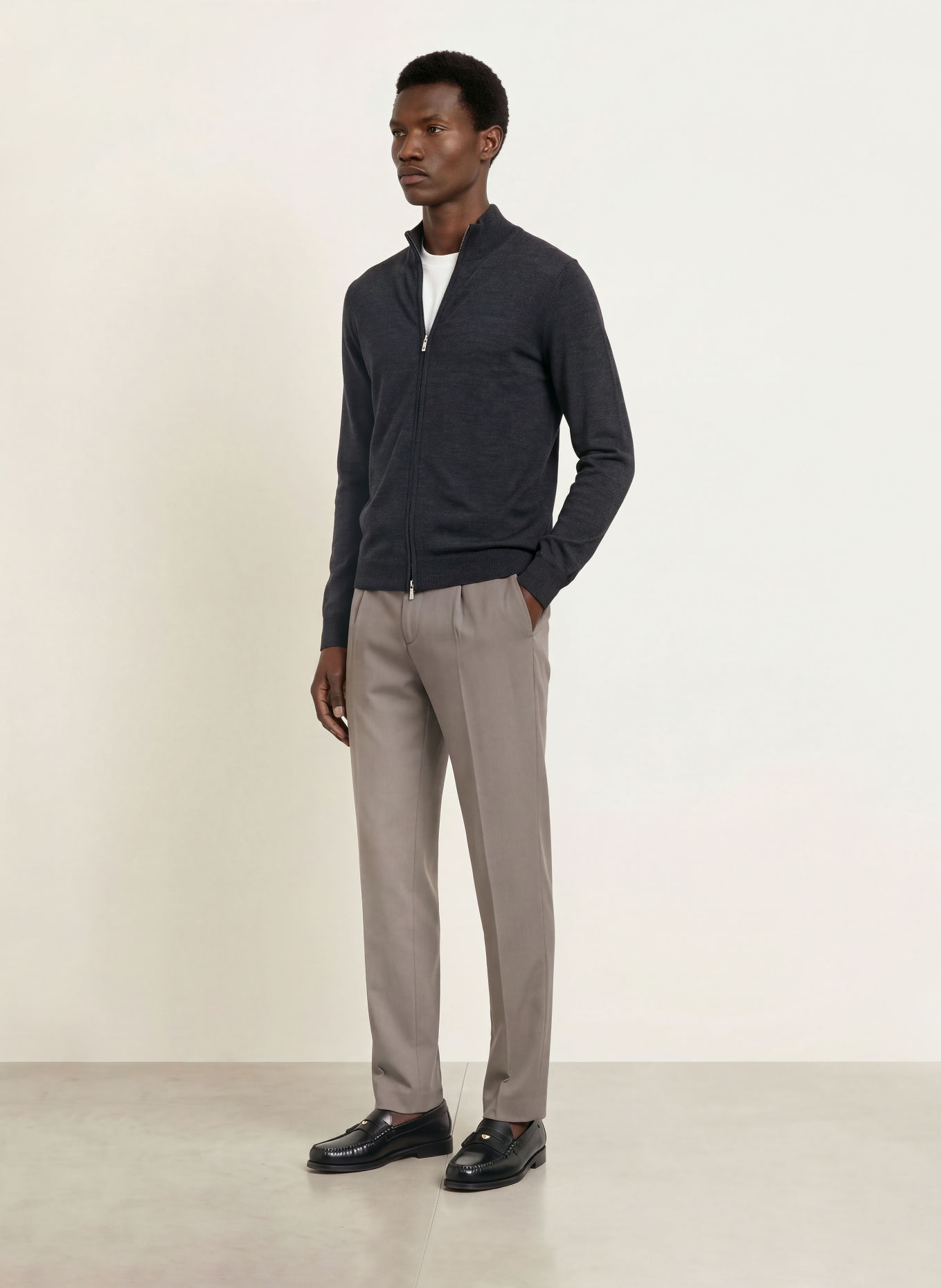 seidensticker Cardigan: DARK GRAY