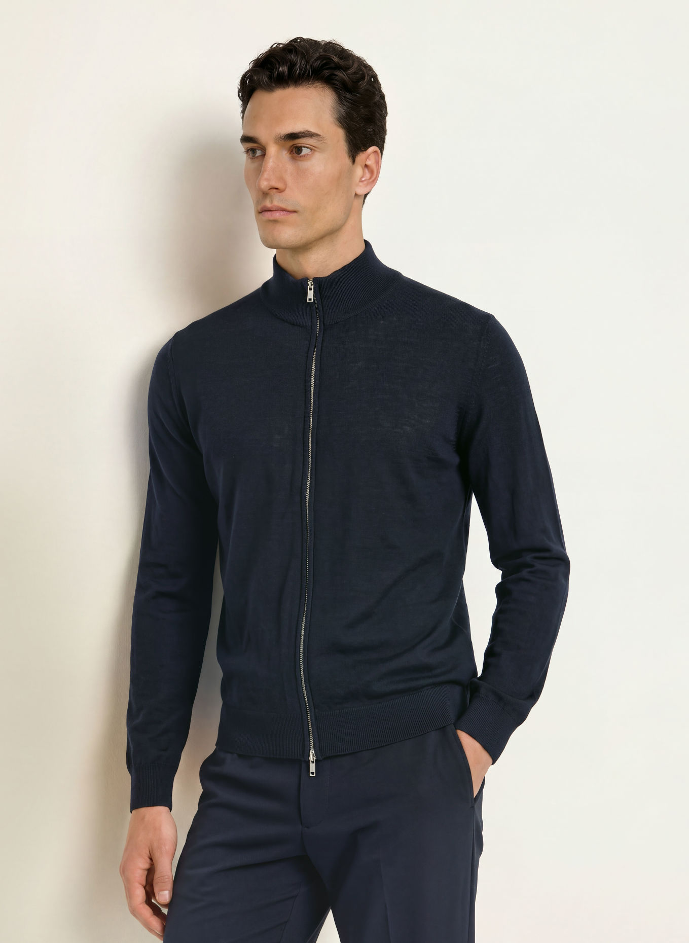 seidensticker Strickjacke: DUNKELBLAU