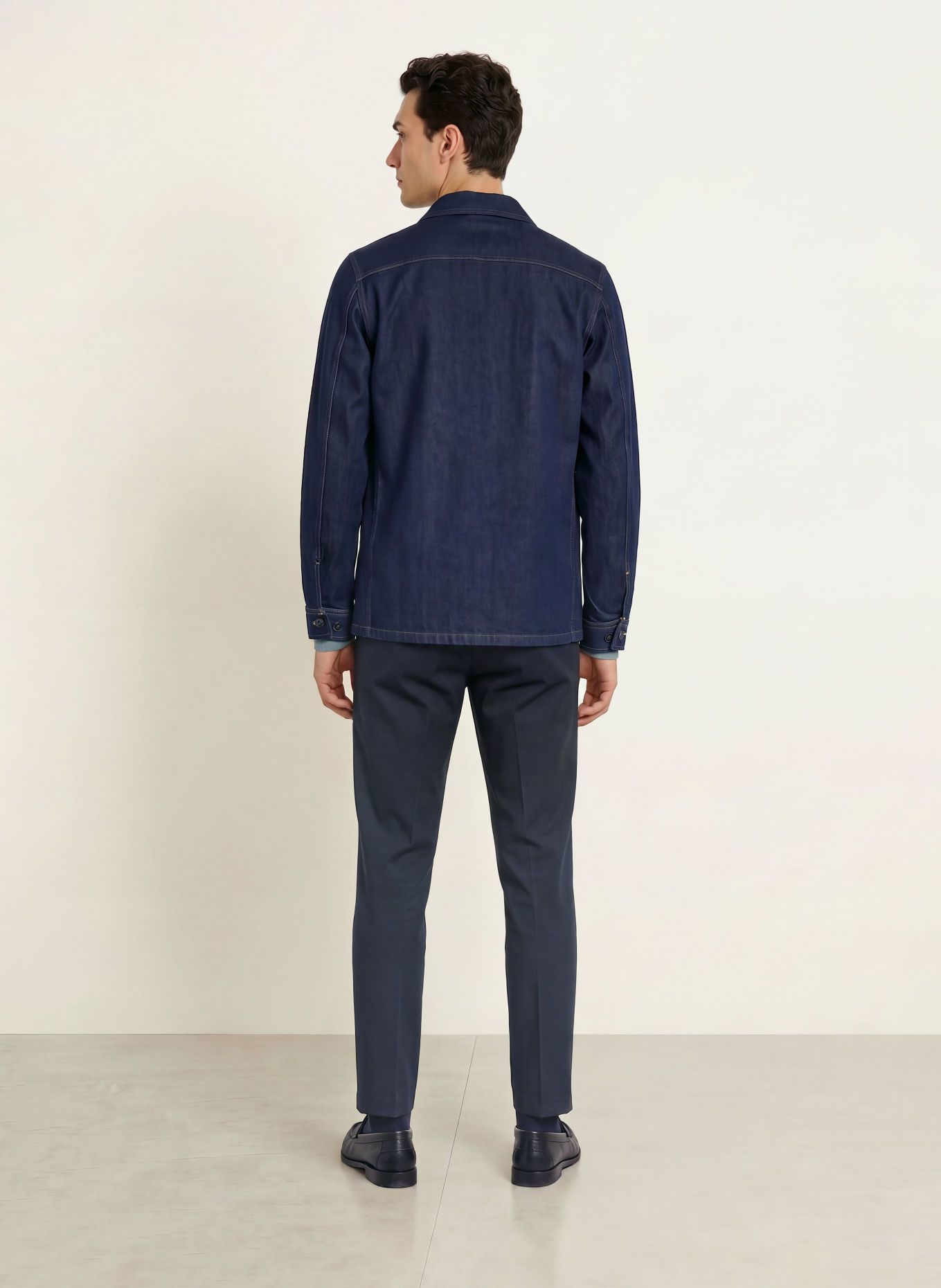 seidensticker Jeans-Overjacket: DUNKELBLAU