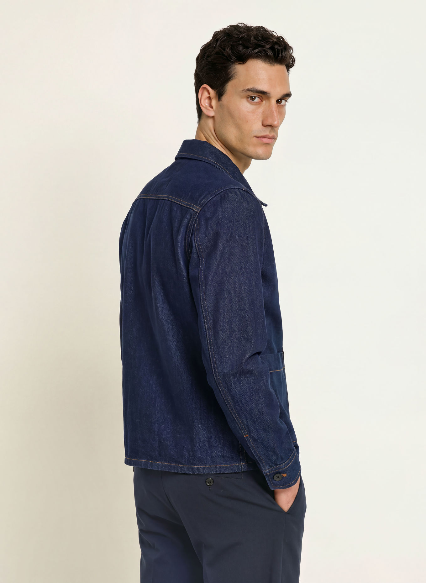 seidensticker Jeans-Overjacket: DUNKELBLAU