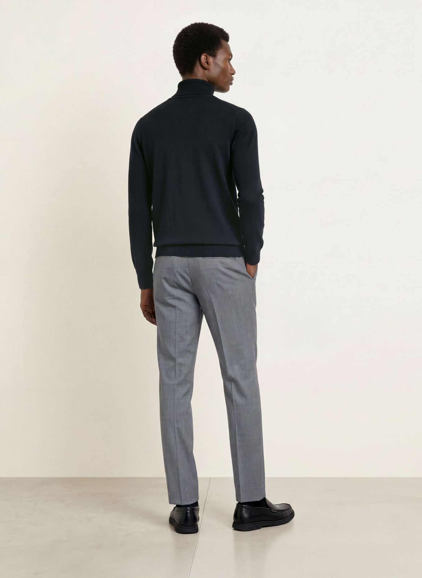 seidensticker Turtleneck sweater: BLACK