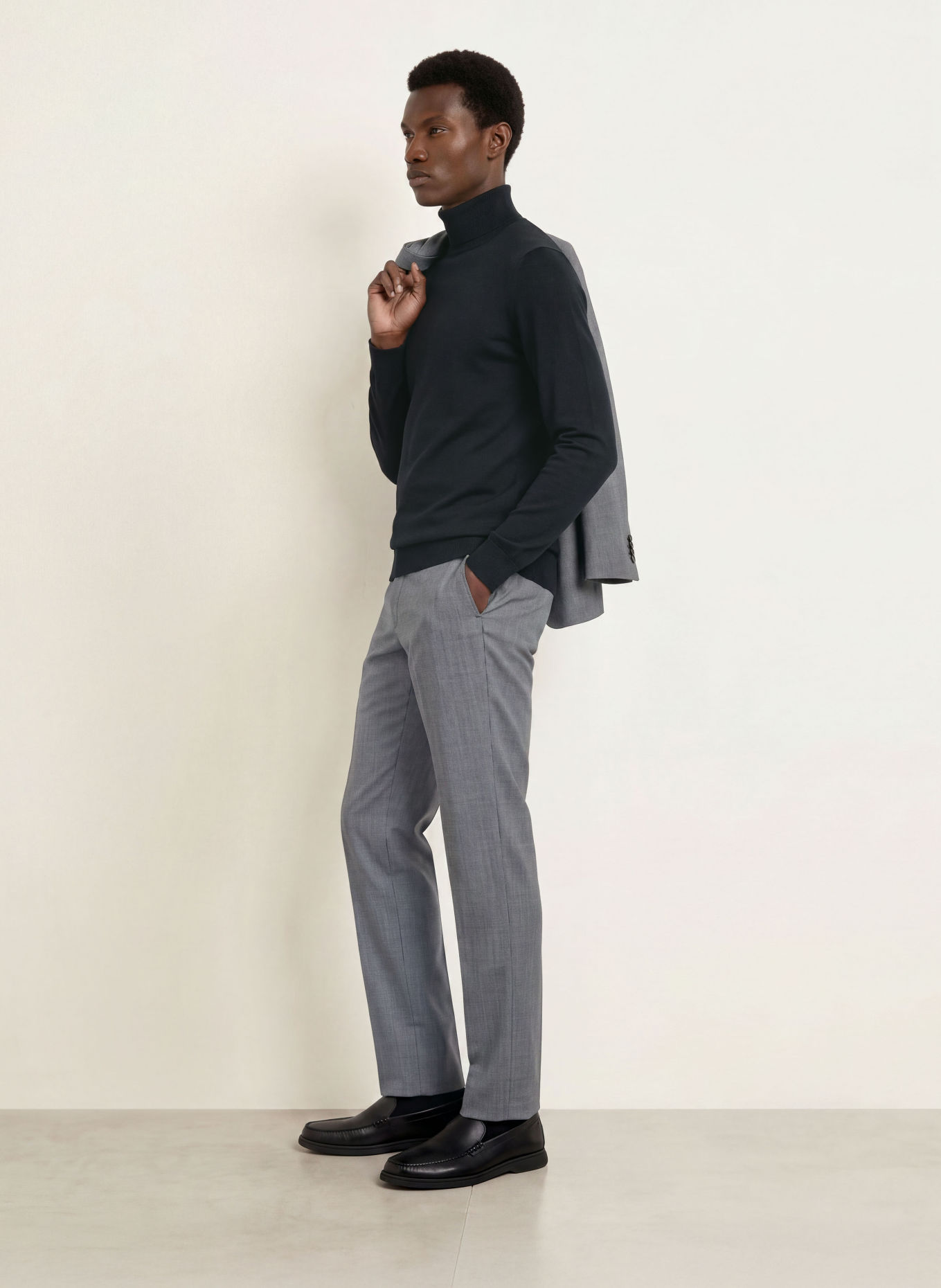 seidensticker Turtleneck sweater: BLACK