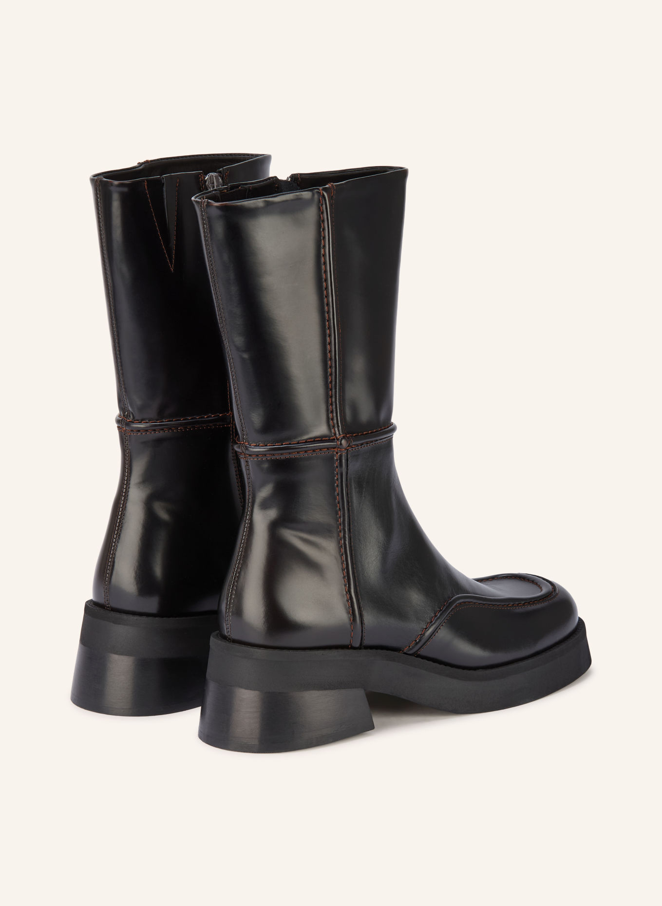 MIISTA Boots INNE: TMAVĚ HNĚDÁ