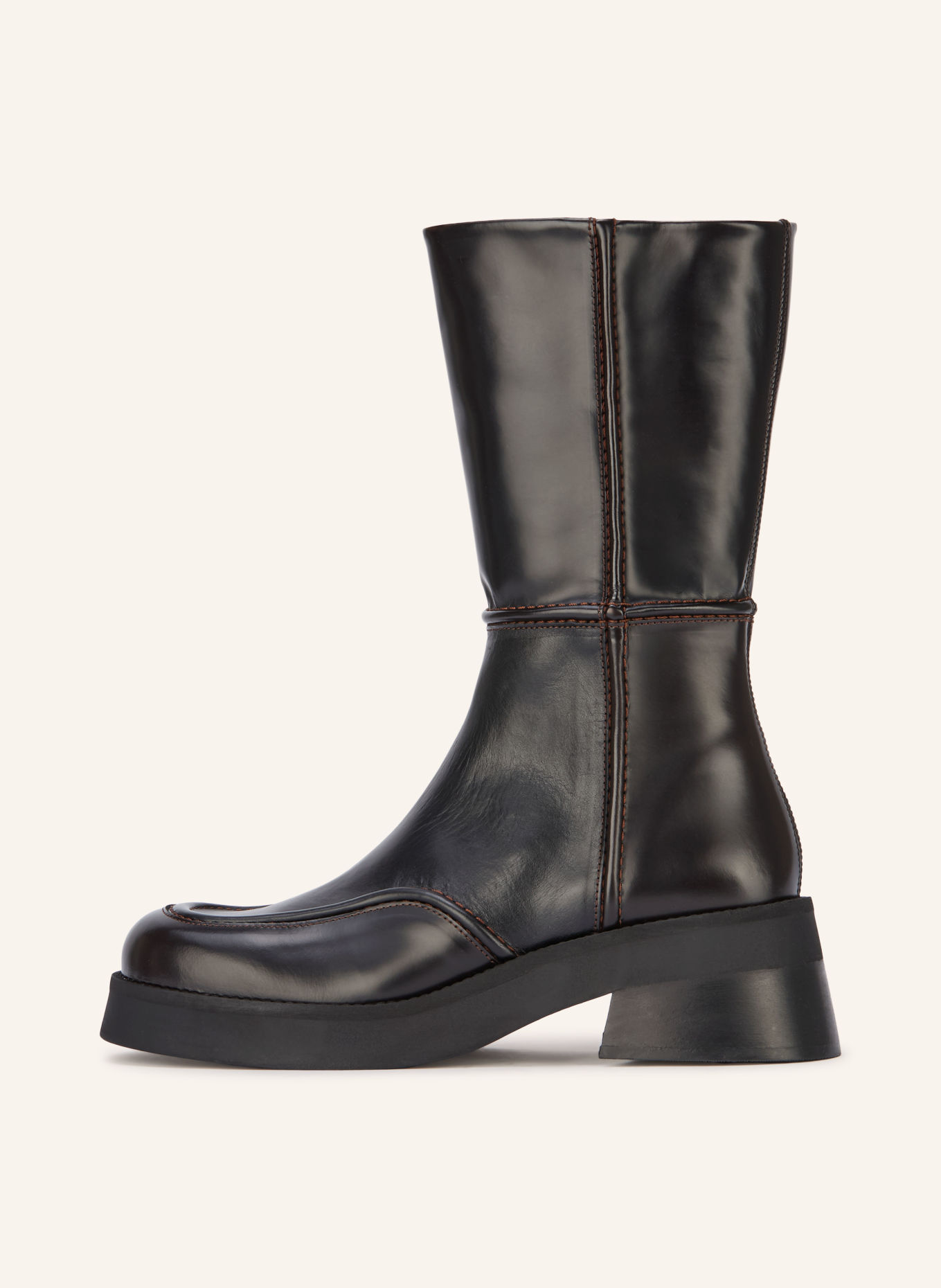 MIISTA Boots INNE: TMAVĚ HNĚDÁ