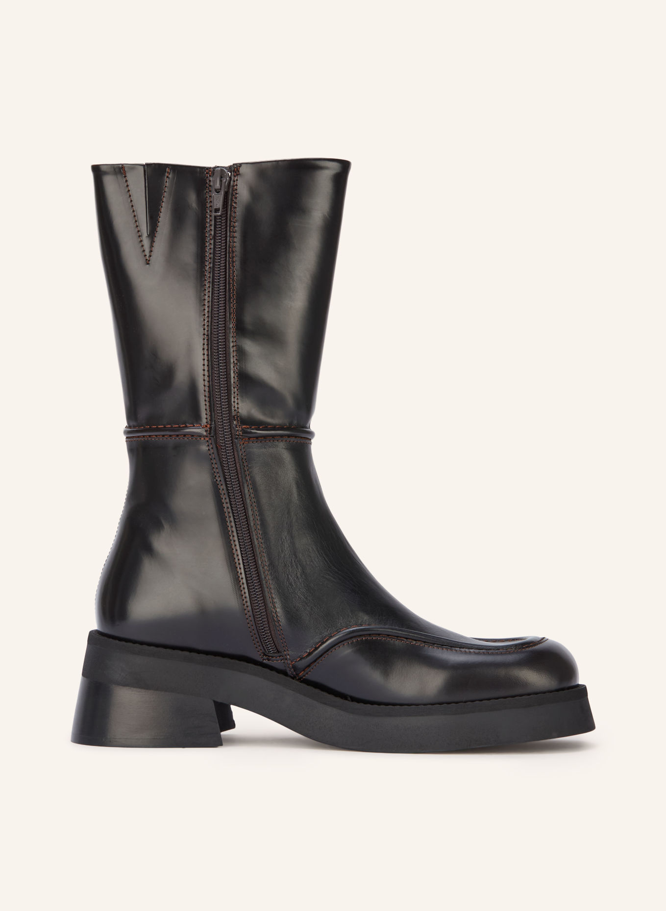 MIISTA Boots INNE: TMAVĚ HNĚDÁ