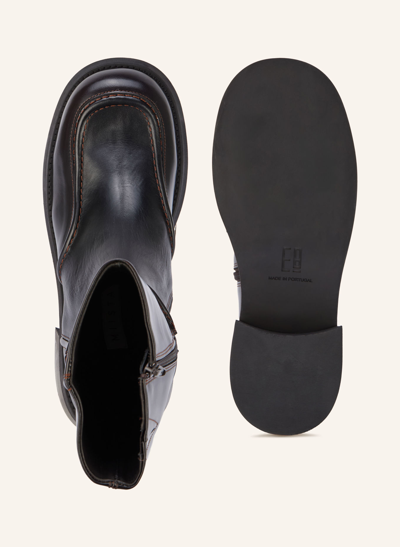 MIISTA Boots INNE: TMAVĚ HNĚDÁ