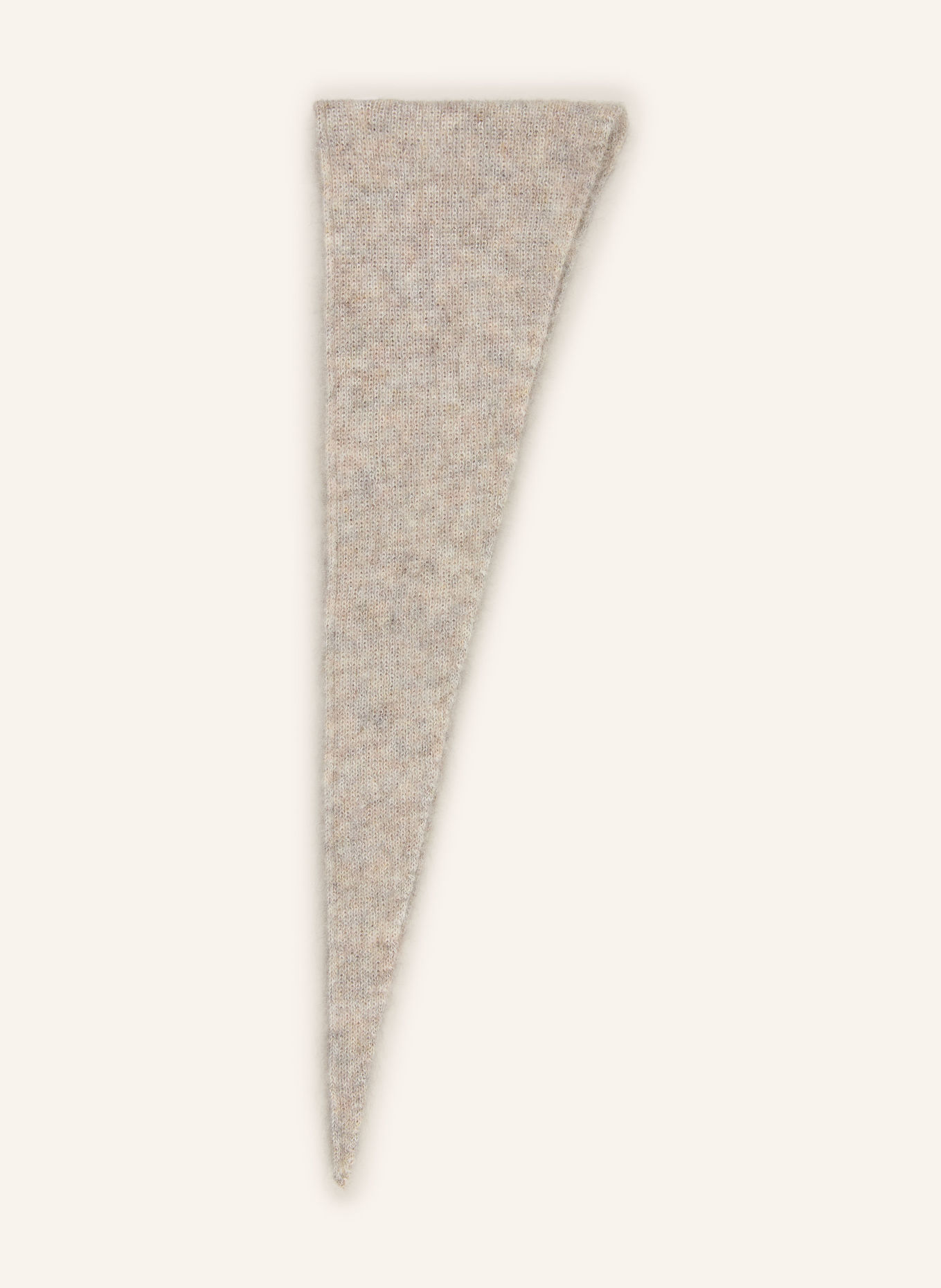 ARMEDANGELS BRYANAA triangular scarf with mohair: LIGHT GRAY