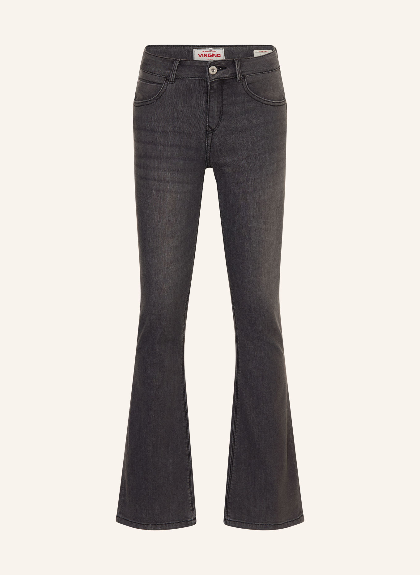 VINGINO BRITTE Flared-Fit Jeans: 913 DARK GREY VINTAGE
