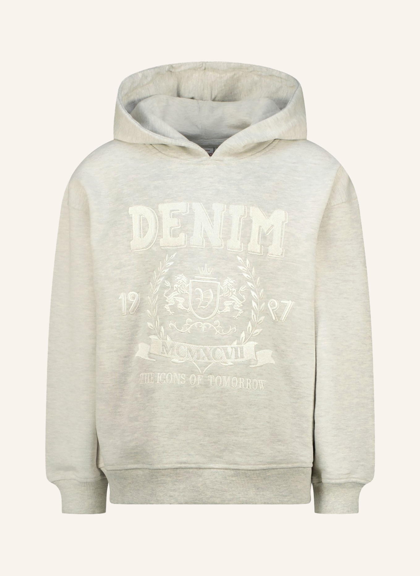 VINGINO Sweat à capuche NAIM: GRIS CLAIR