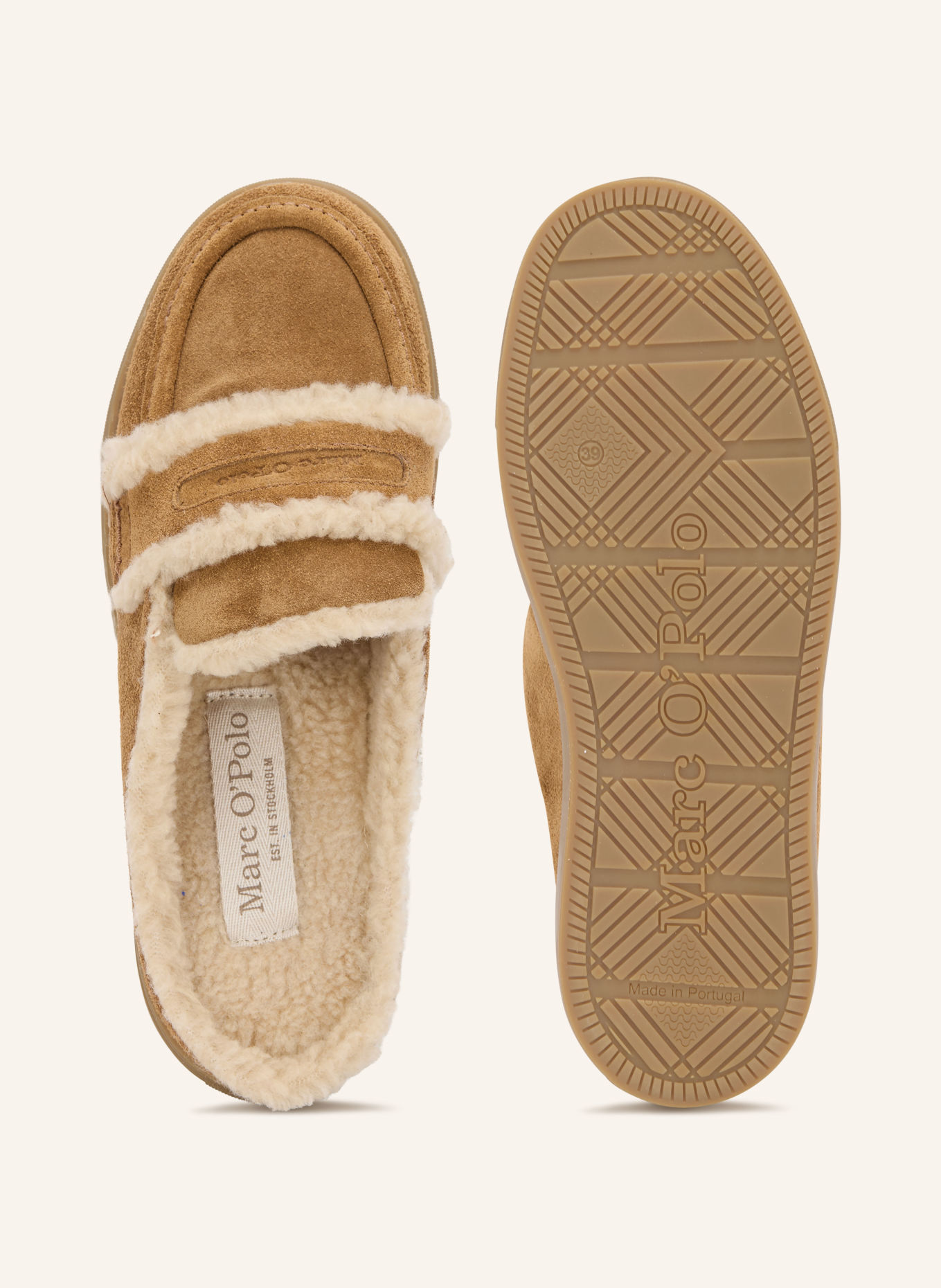 Marc O'Polo Mules KARA: COGNAC / HELLBRAUN