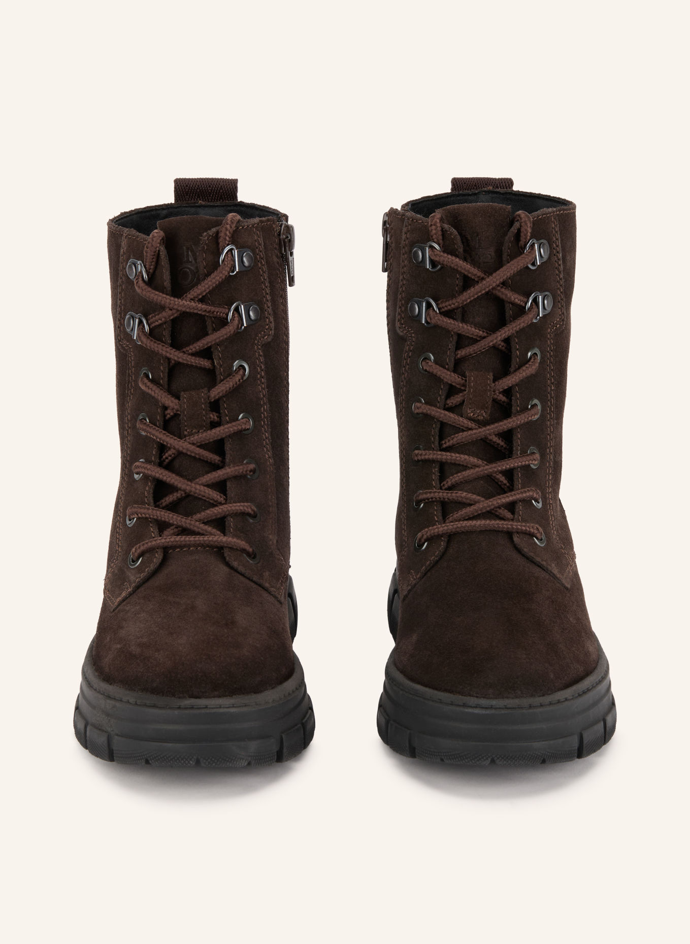 Marc O'Polo Ghete cu șireturi JOSY: MARO ÎNCHIS