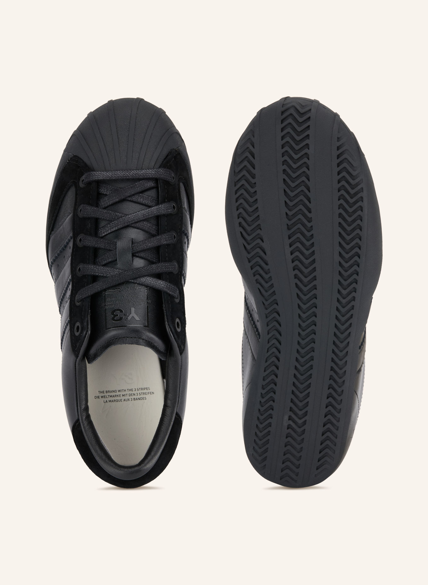 Y-3 Sneaker Y-3 SUPERSTAR: SCHWARZ