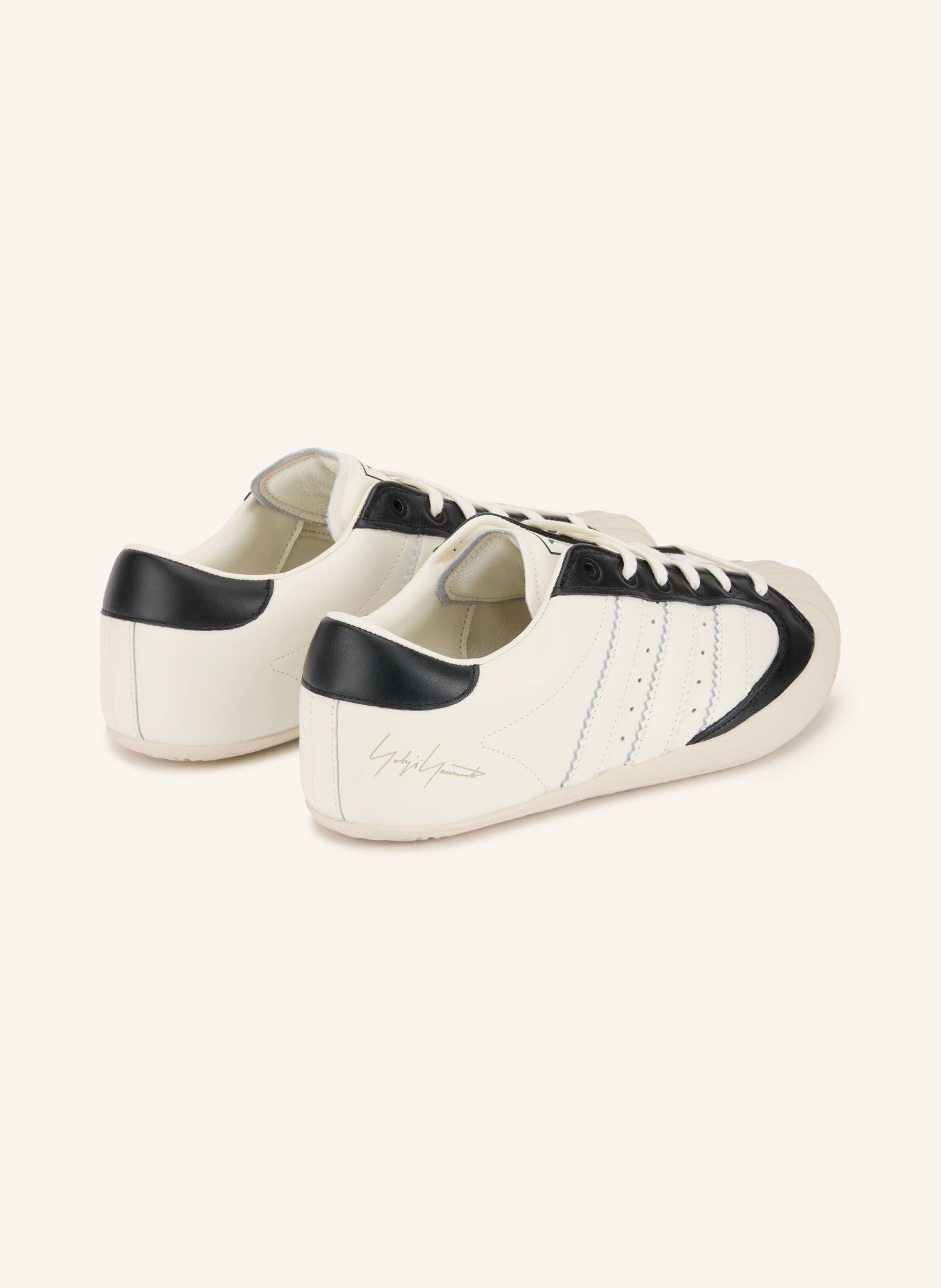 Y-3 Sneaker Y-3 SUPERSTAR 3G: WEISS / SCHWARZ