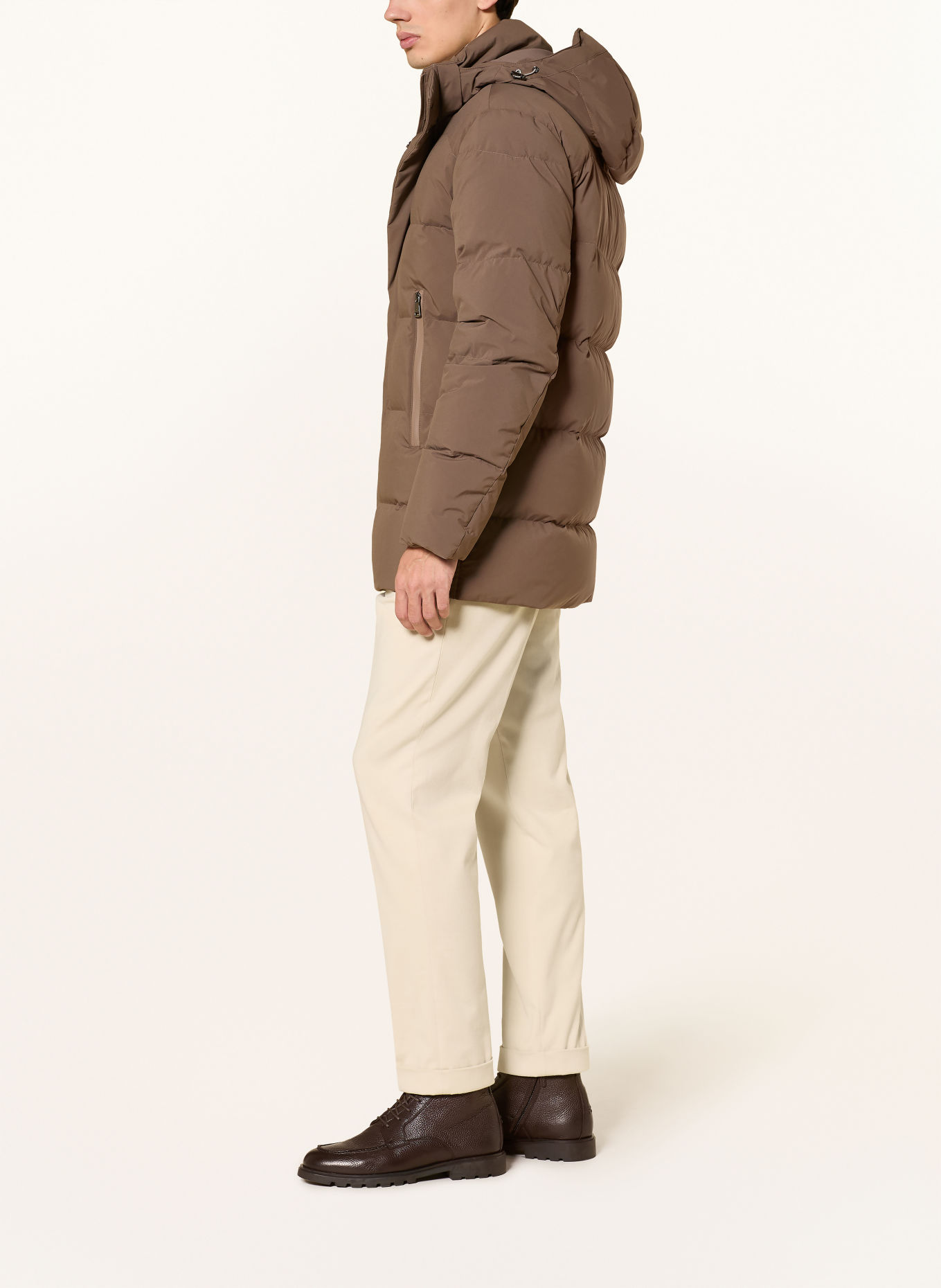 PAUL & SHARK Daunenmantel TYPHOON: TAUPE