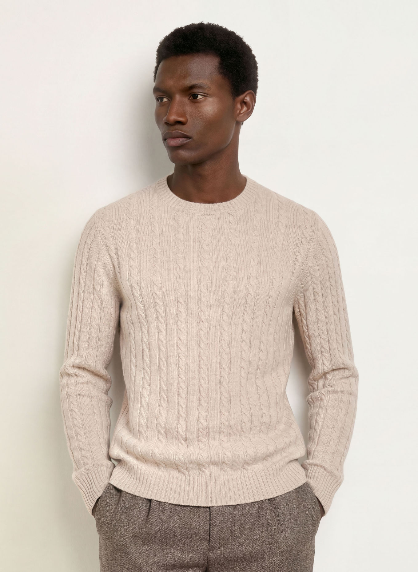 PROFUOMO Trui: BEIGE