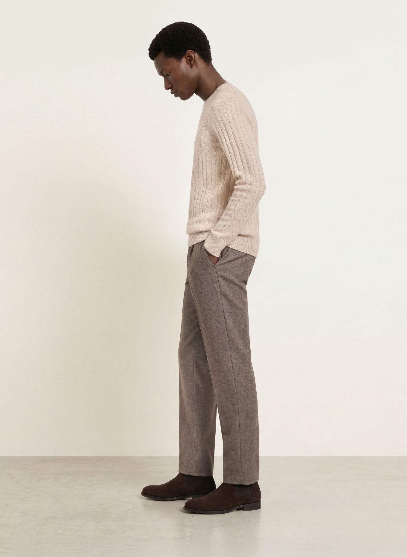 PROFUOMO Trui: BEIGE