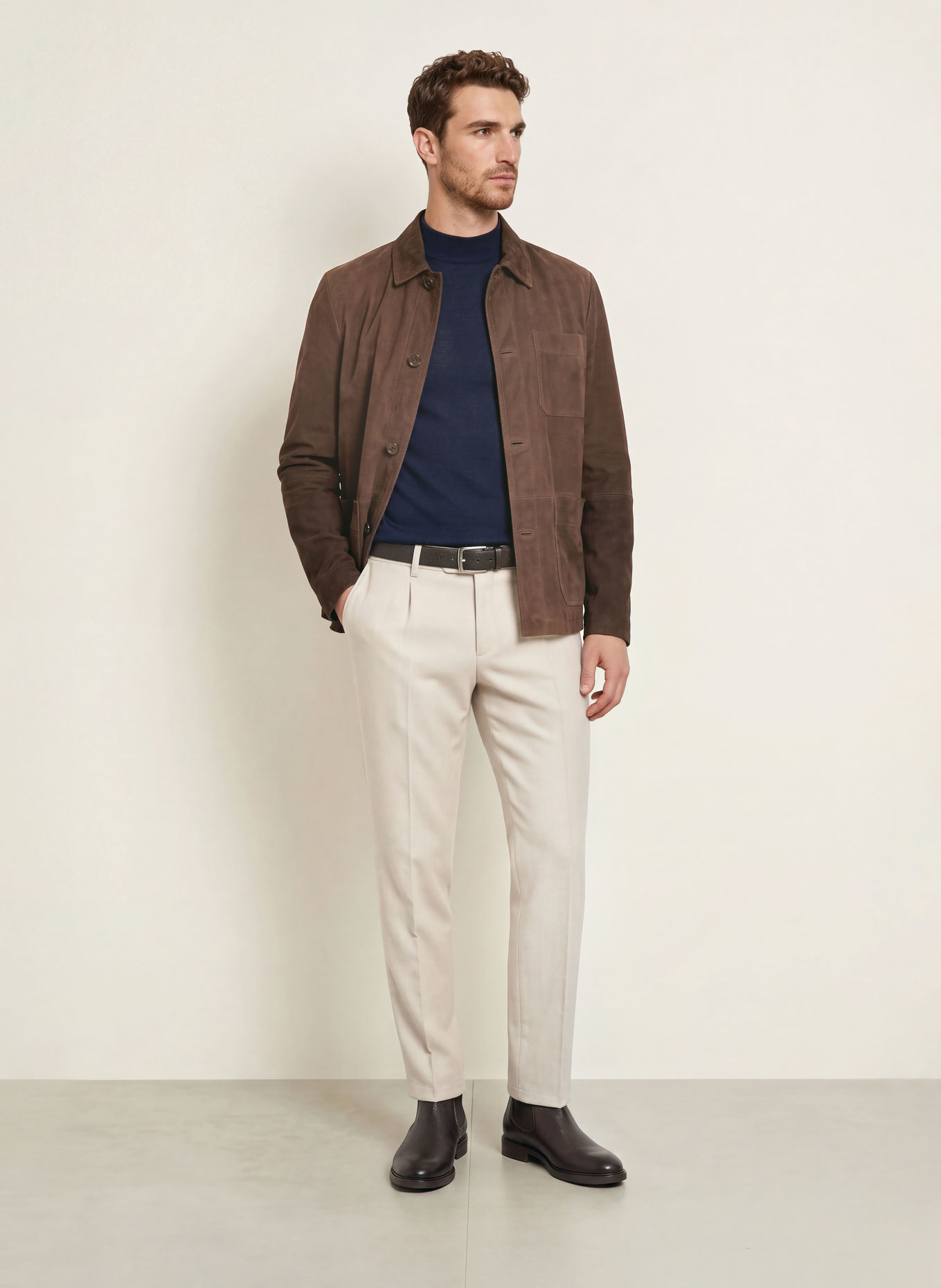PROFUOMO Trui: DONKERBLAUW