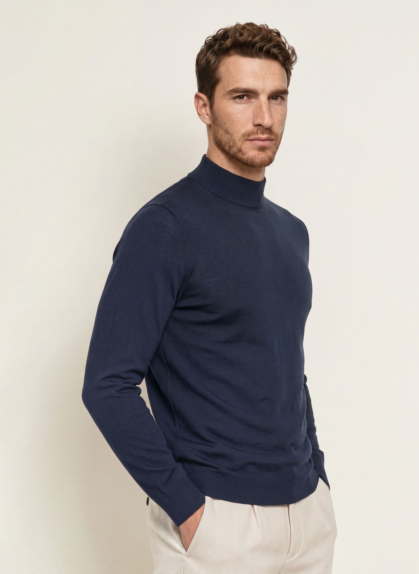 PROFUOMO Trui: DONKERBLAUW