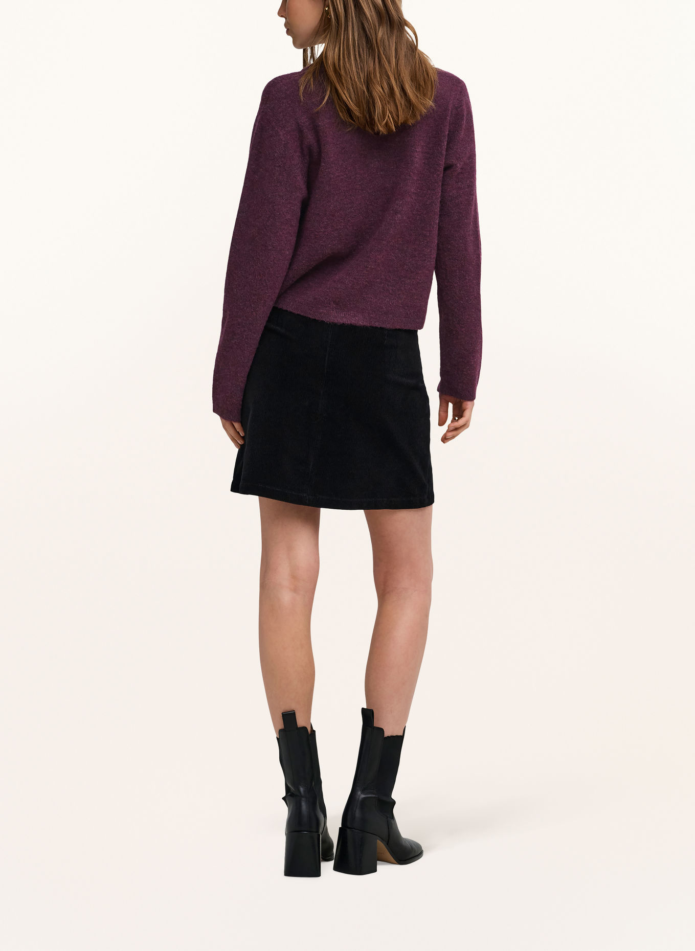 ONLY Corduroyrok: ZWART