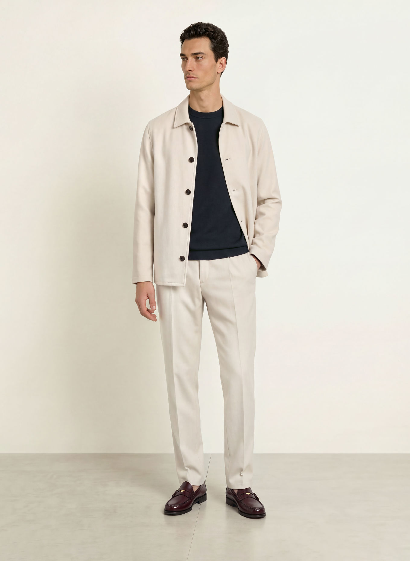 PROFUOMO Trui: DONKERBLAUW