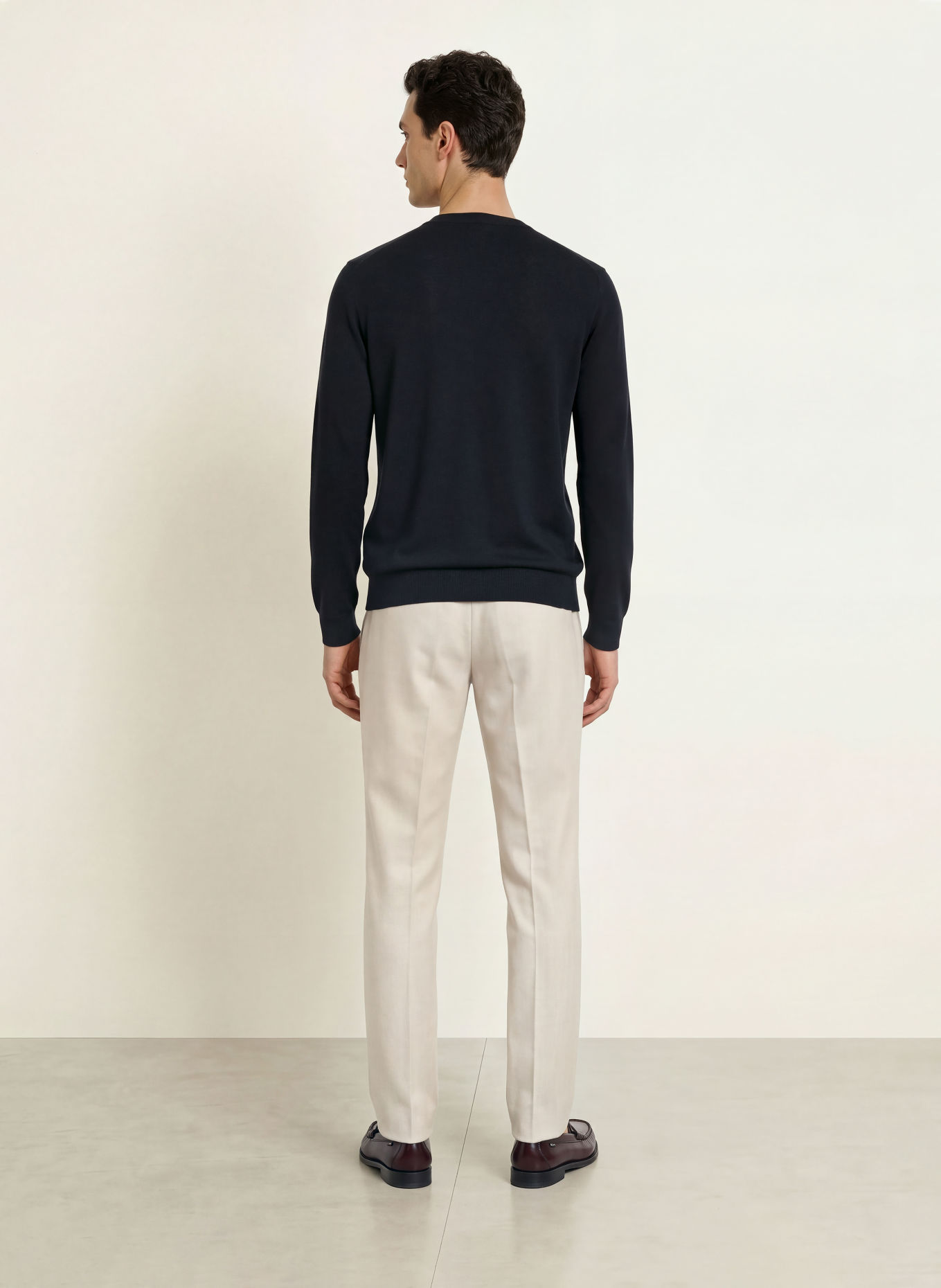 PROFUOMO Trui: DONKERBLAUW