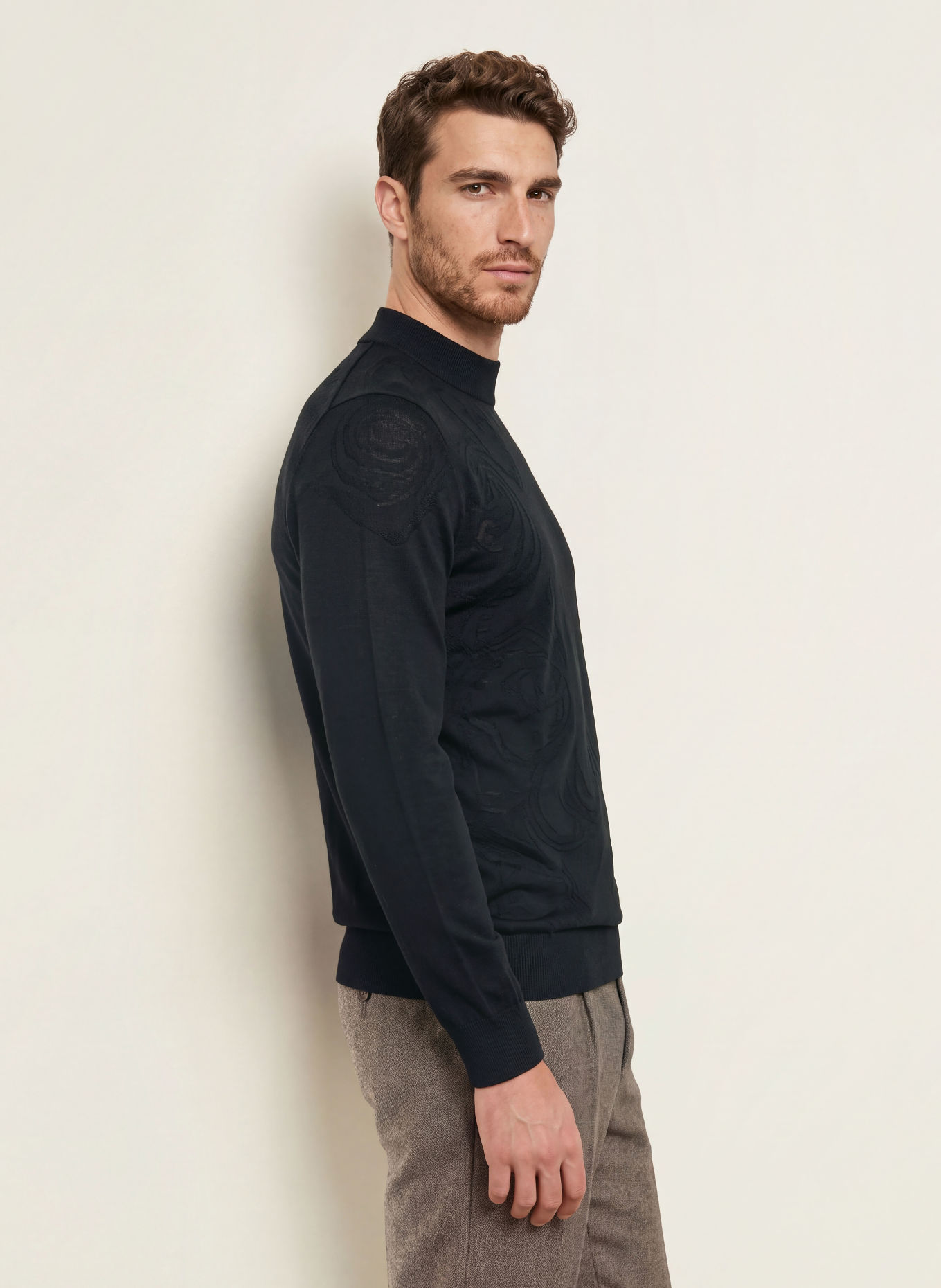 PROFUOMO Trui: ZWART