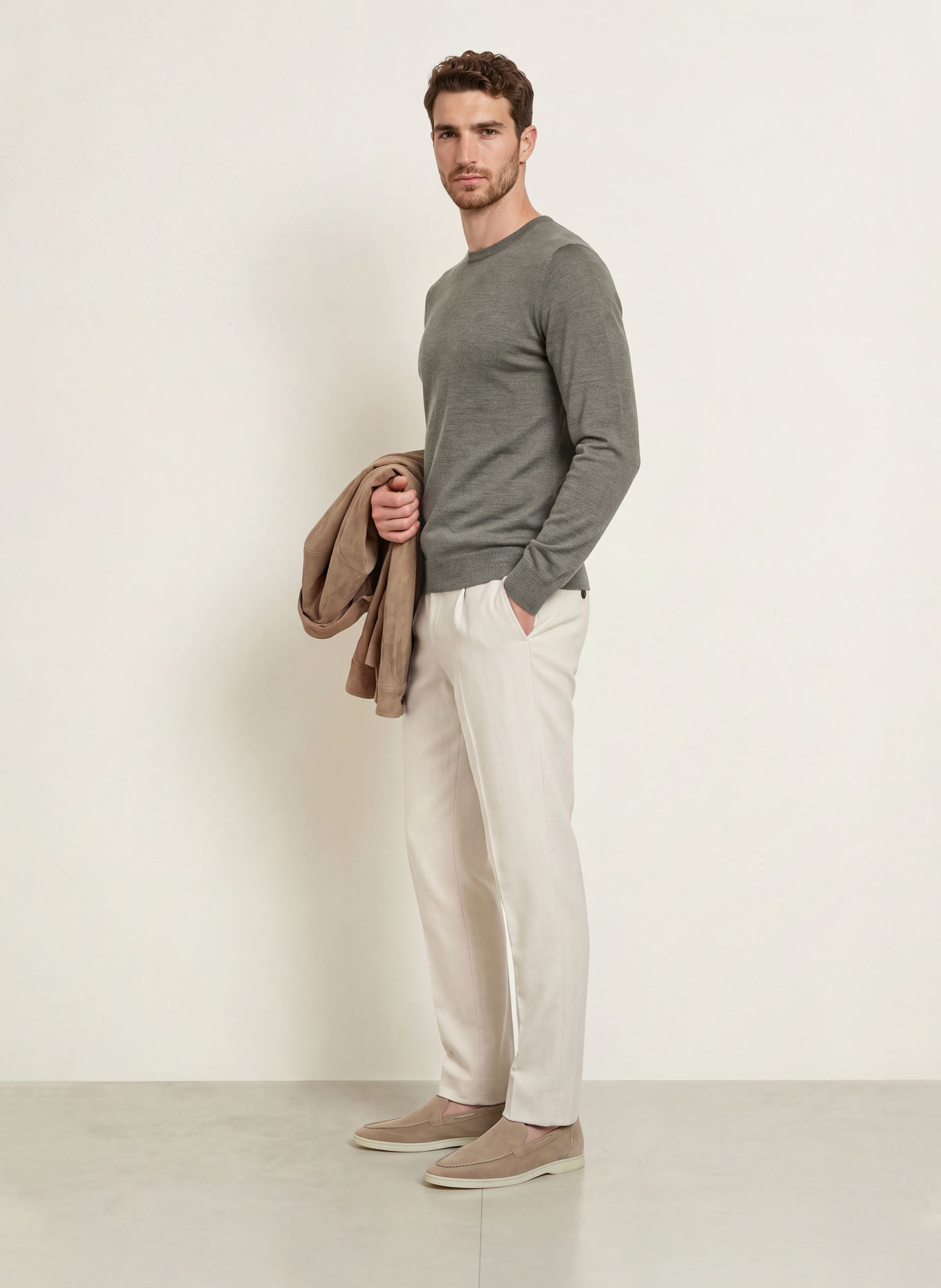 PROFUOMO Trui: DONKERGROEN
