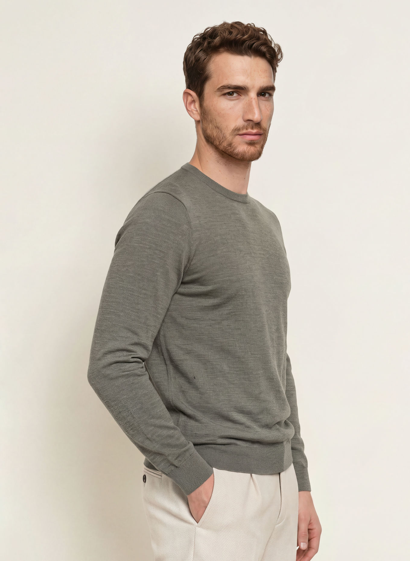 PROFUOMO Trui: DONKERGROEN